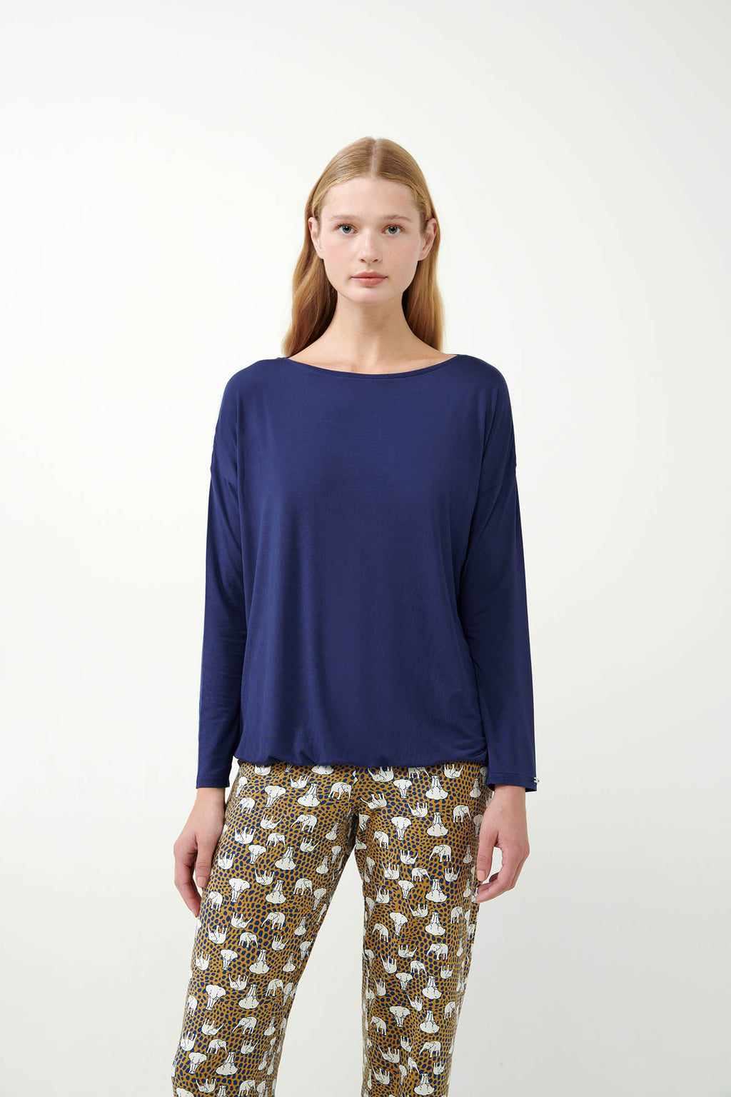 Vamp - Micromodal Πυτζάμα με Χαριτωμένους Ελέφαντες