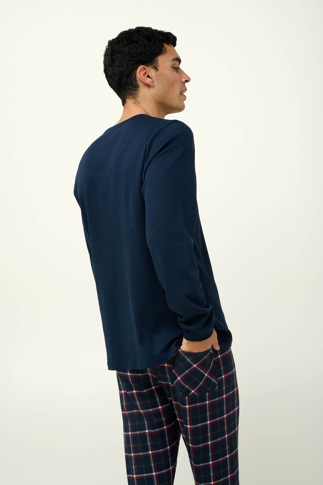 Vamp - Ανδρική Βαμβακερή Πυτζάμα με Πατιλέτα