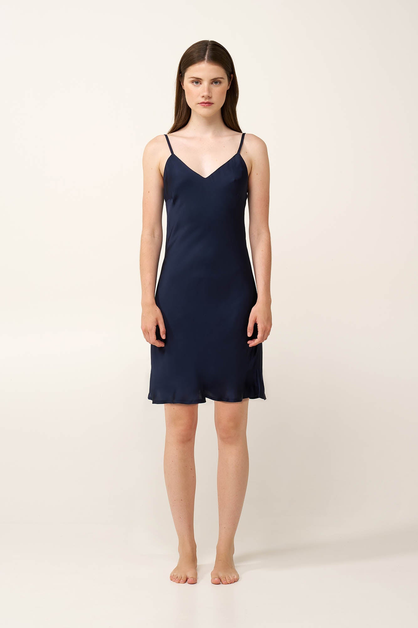 Vamp - Σατέν Νυχτικό με Τιράντες