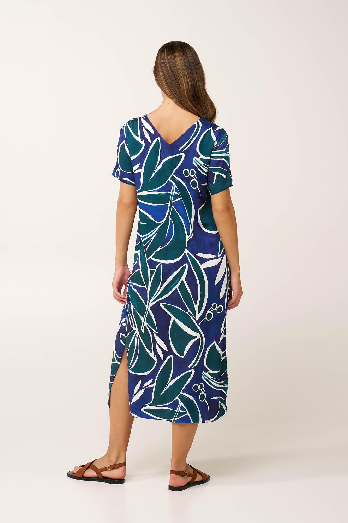 Vamp - Μακρύ Καλοκαιρινό Ωκεάνιο Φόρεμα