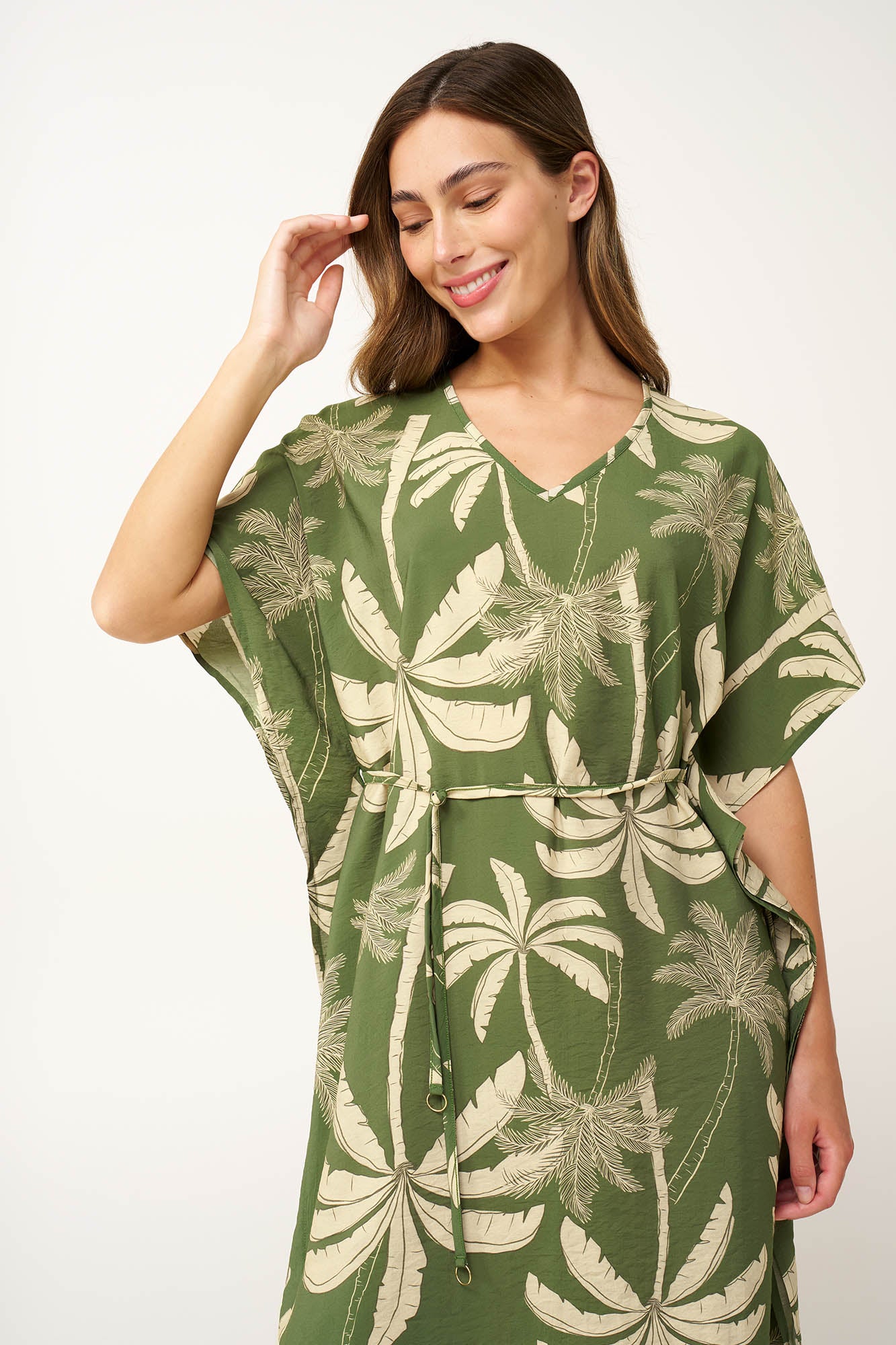 Vamp - Tropic Καλοκαιρινό Φόρεμα από Ποπλπίνα