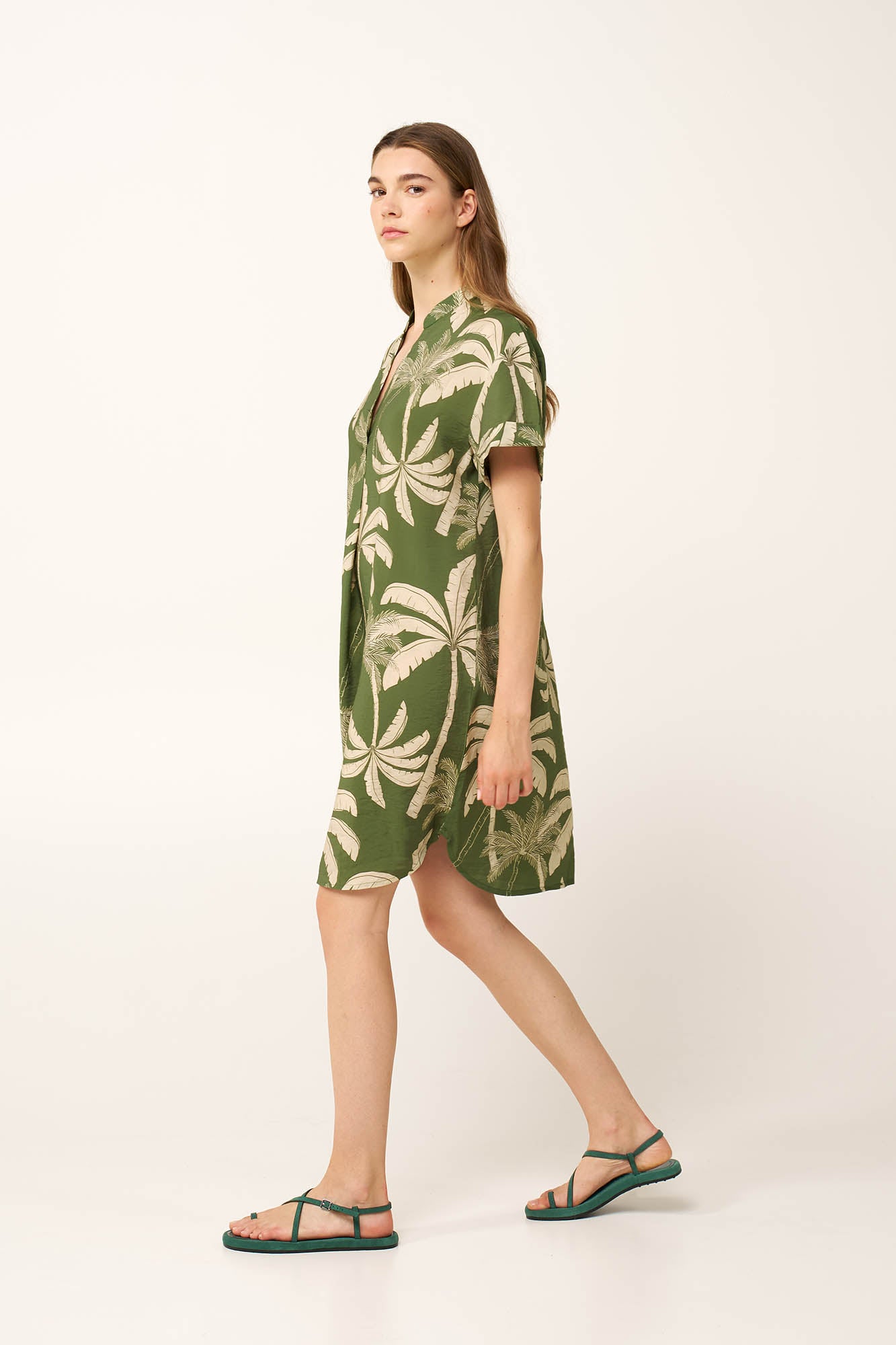 Vamp - Καλοκαιρινό Tropic Φόρεμα με V