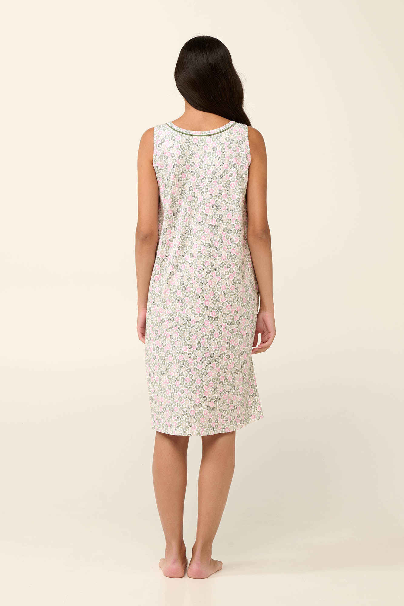 Vamp - Βαμβακερό Νυχτικό Εγκυμοσύνης και Θηλασμού με Πιέτα