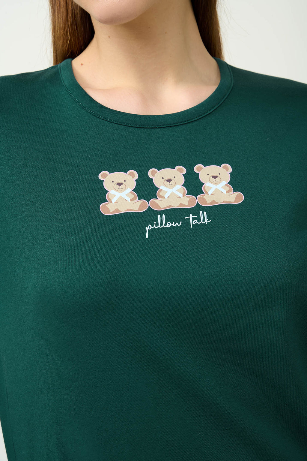 Vamp - Βαμβακερή Γυναικεία Πυτζάμα με Μανσέτες