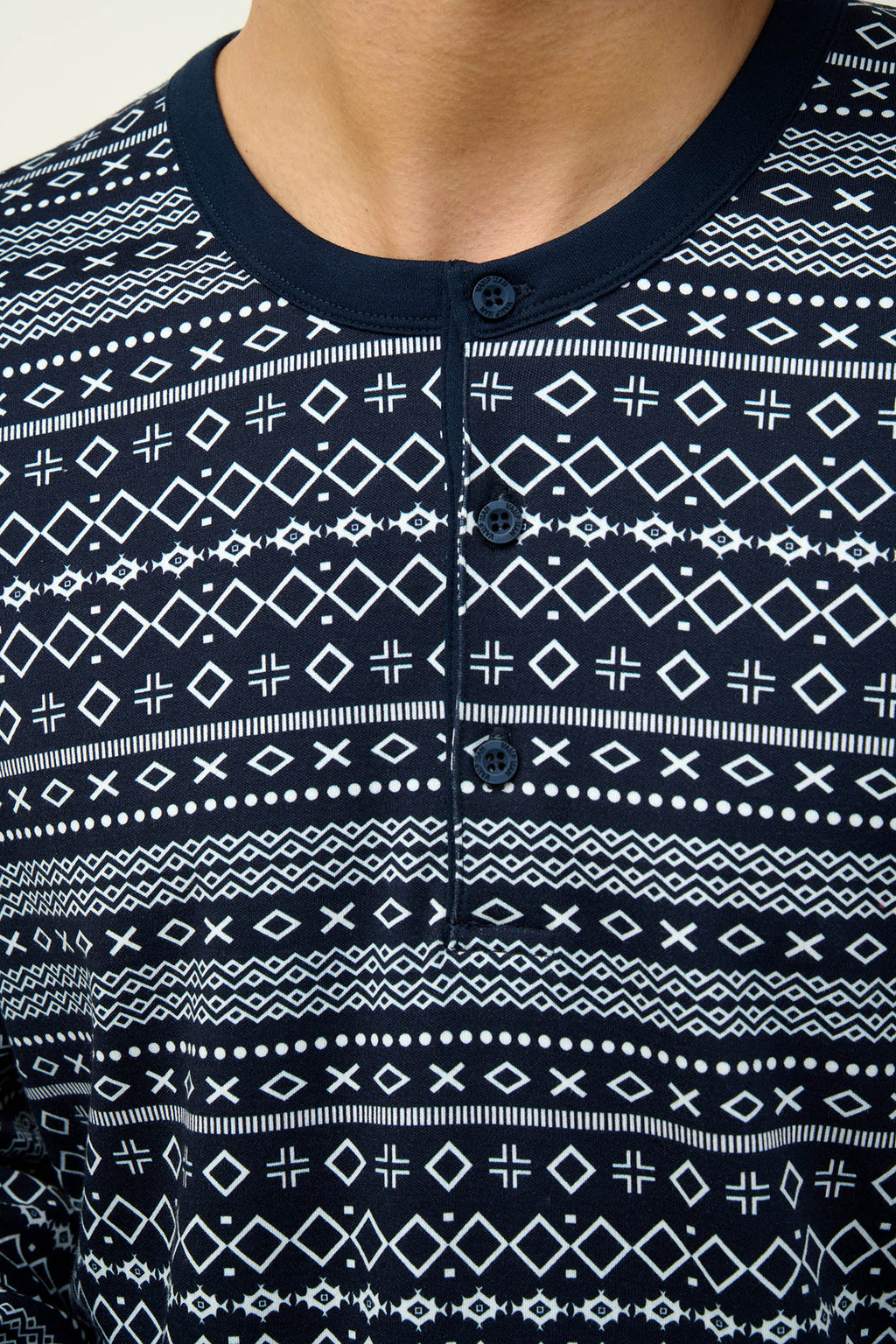 Vamp - Ανδιρκή Βαμβακερή Πυτζάμα με Πατιλέτα