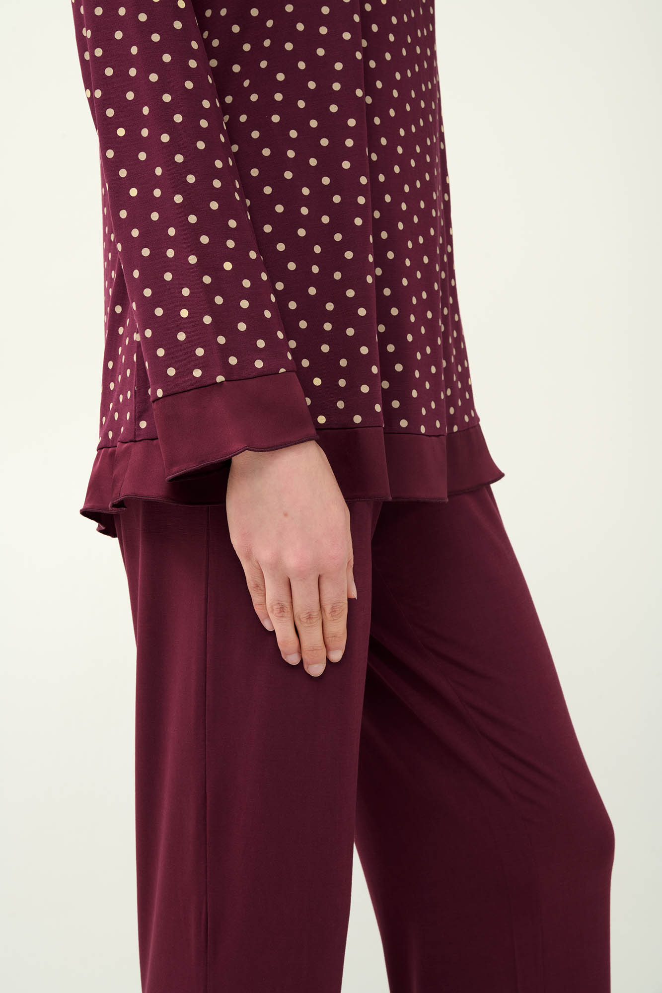 Vamp - Γυναικεία Πουά Πυτζάμα Micromodal