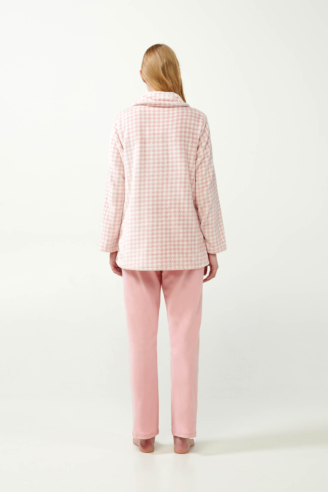 Vamp - Πιε-Ντε-Πουλ Fleece Ρόμπα με Κουμπιά