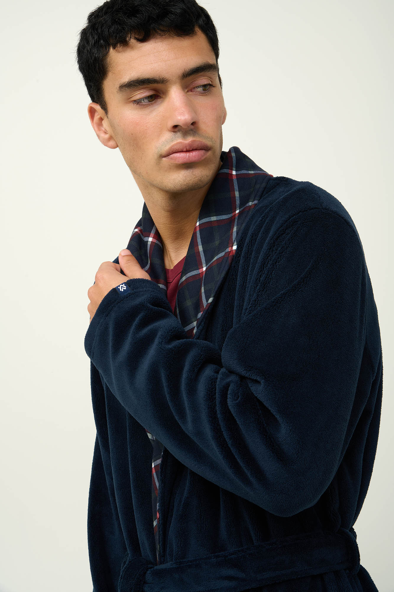 Vamp - Μακριά Ανδρική Fleece Ρόμπα