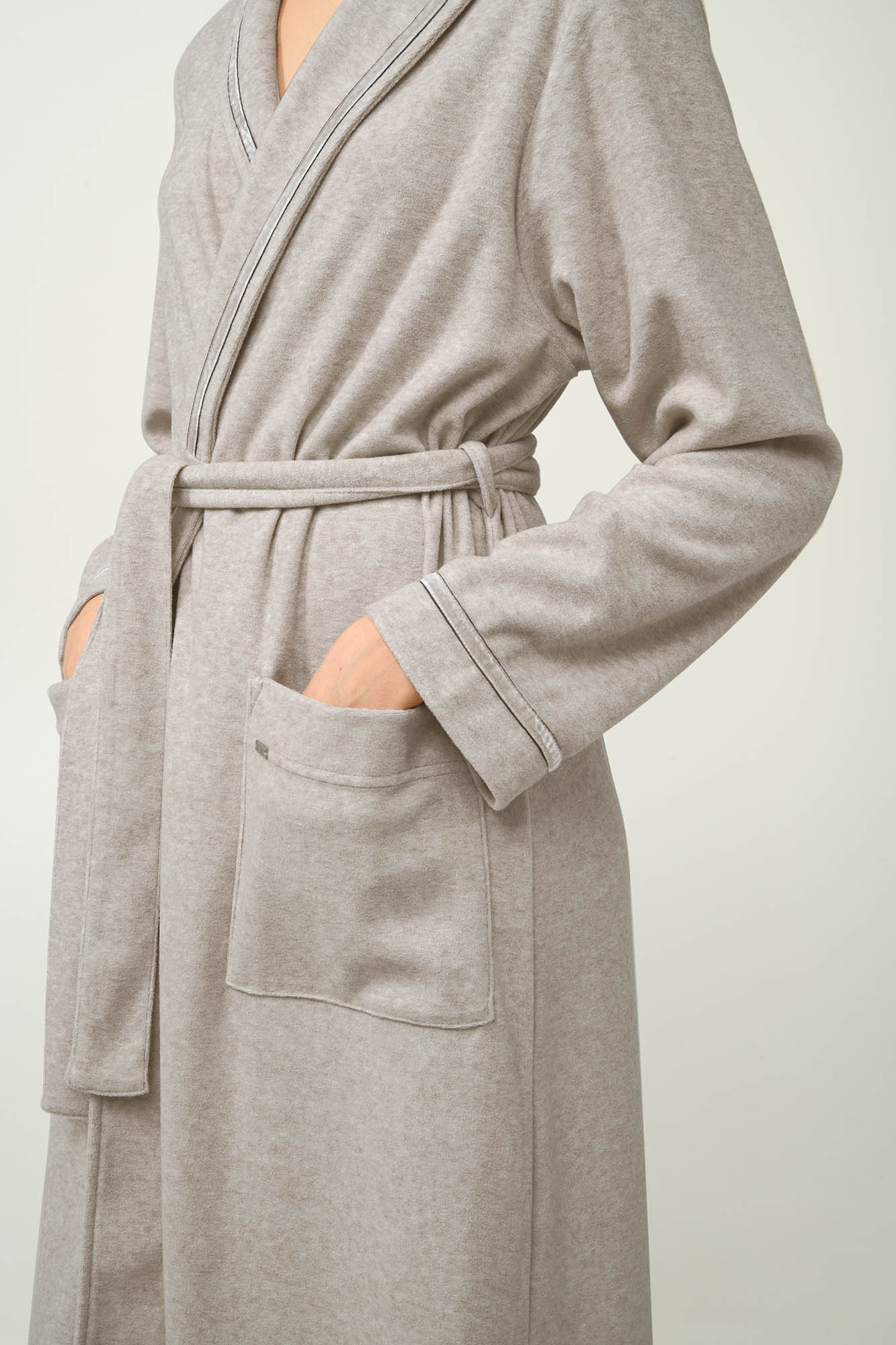 Vamp - Γυναικεία Σταυρωτή Frottee Ρόμπα