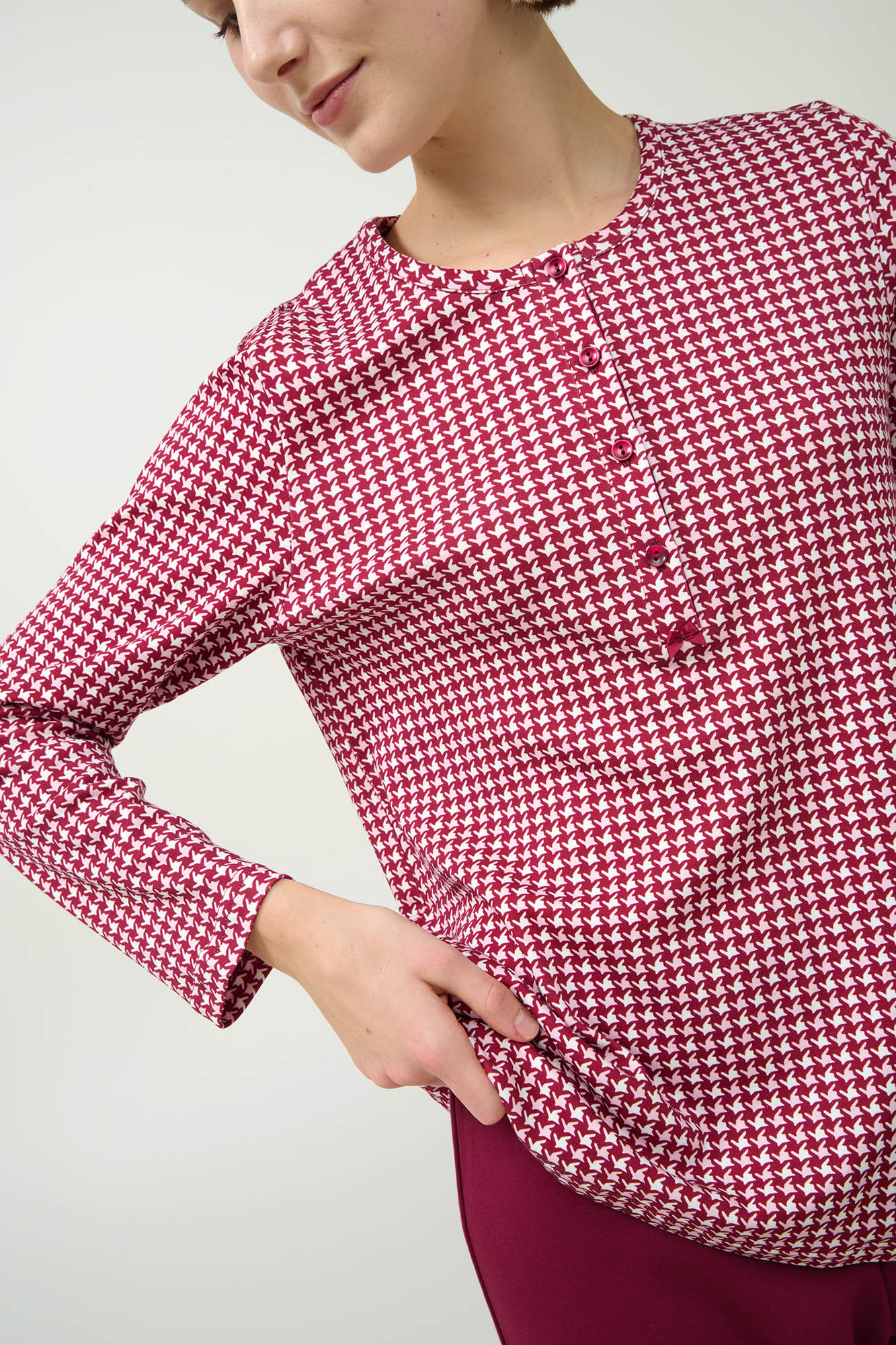 Vamp - Βαμβακερή Γυναικεία Πυτζάμα με Πατιλέτα