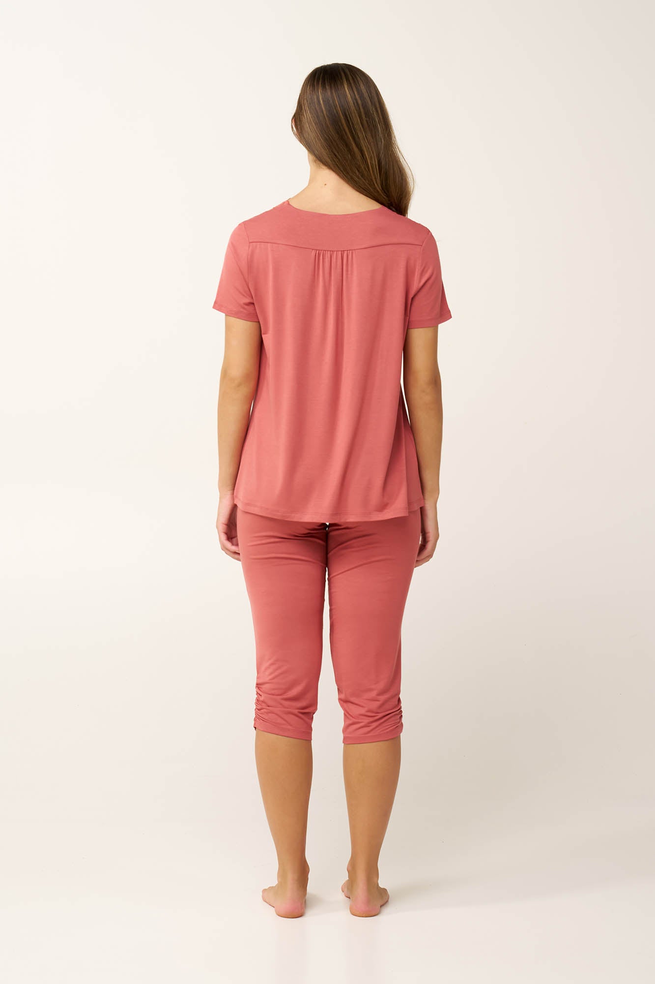 Vamp - Γυναικεία Πυτζάμα Micromodal με Σούρες