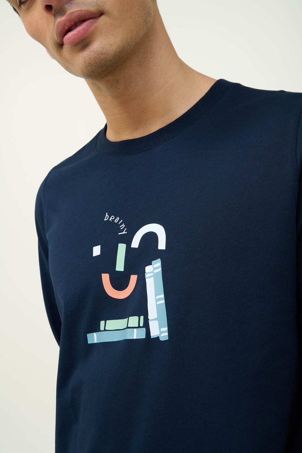 Vamp - Ανδρική Βαμβακερή Πυτζάμα με Μανσέτες