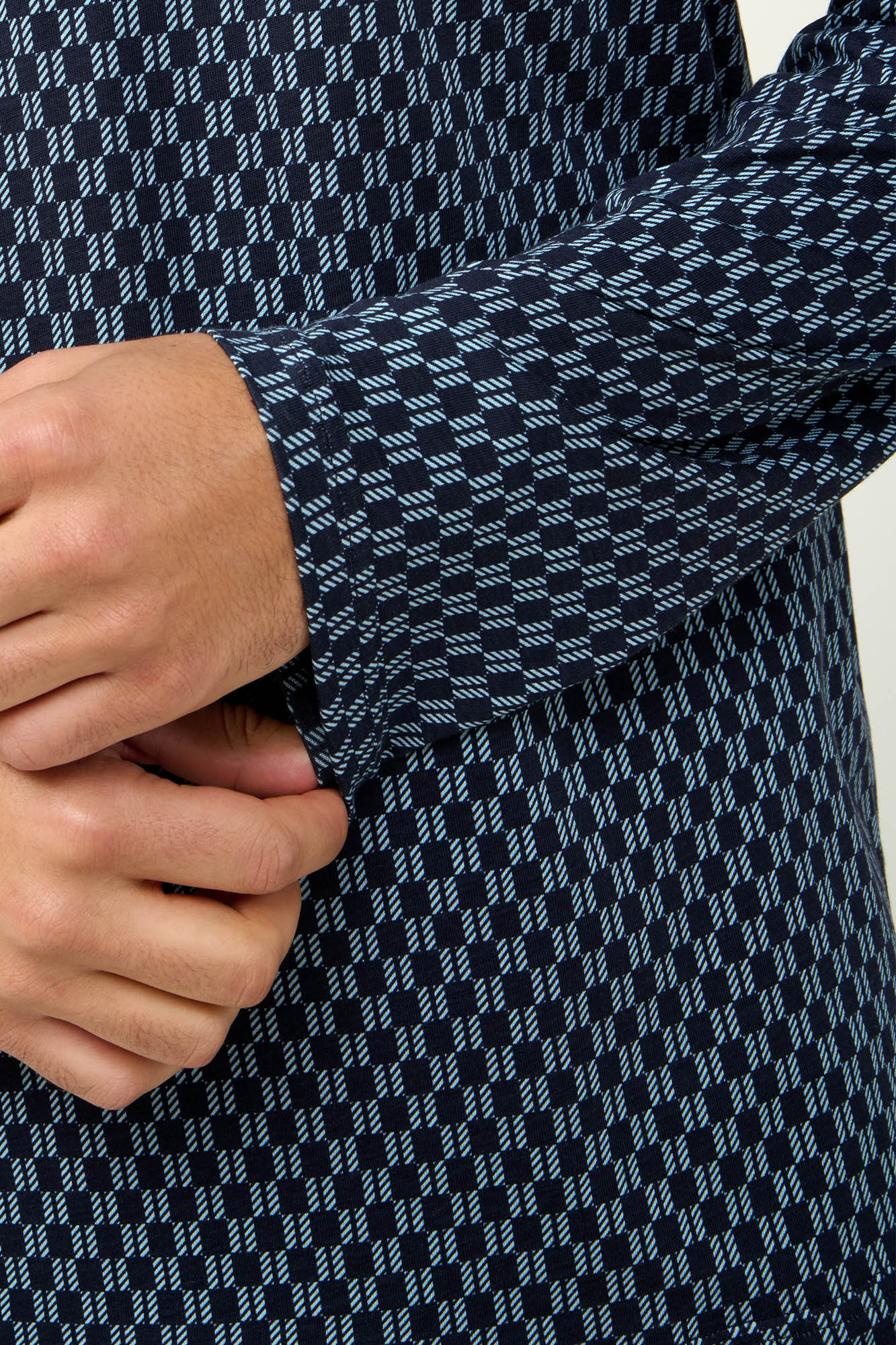 Vamp - Ανδρική Βαμβακερή Κουμπωτή Πυτζάμα