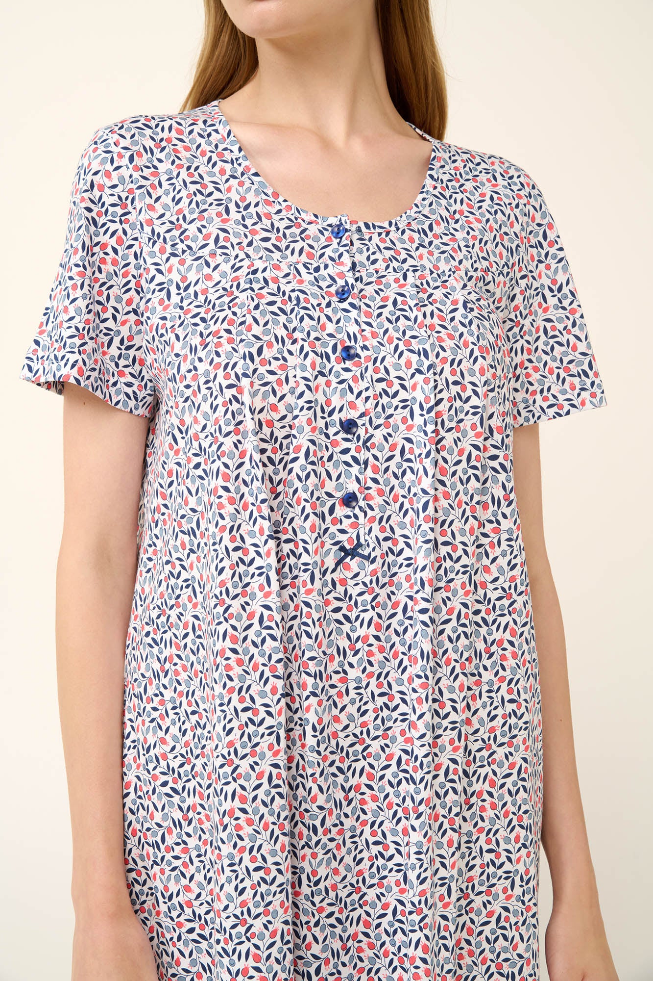 Vamp - Καλοκαιρινό Νυχτικό Εγκυμοσύνης και Θηλασμού από Βαμβάκι