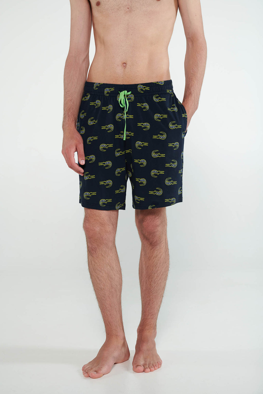 Vamp - Εμπριμέ Κοντό Παντελόνι