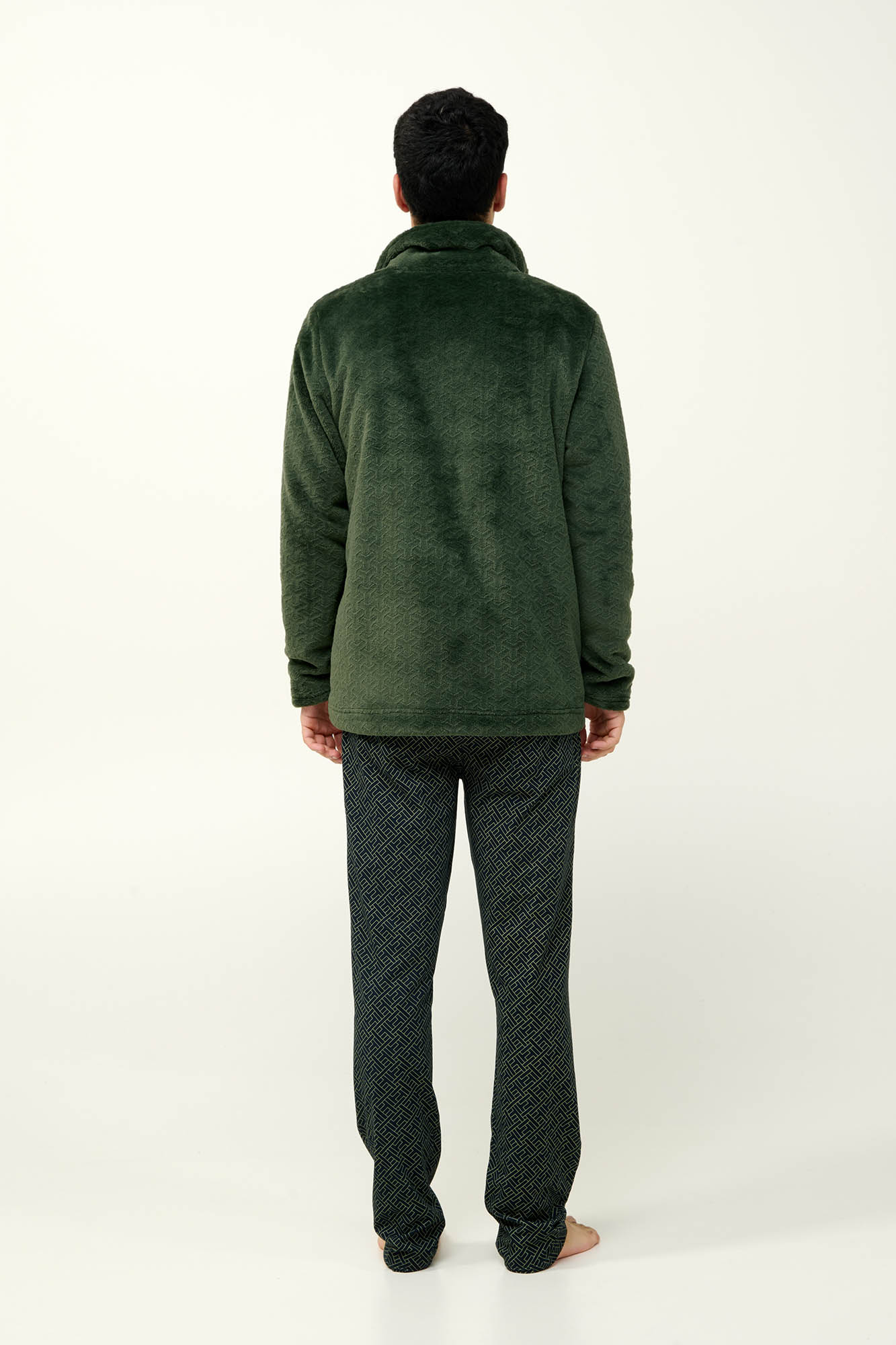 Vamp - Ανδρικό Fleece Τζάκετ με Φερμουάρ