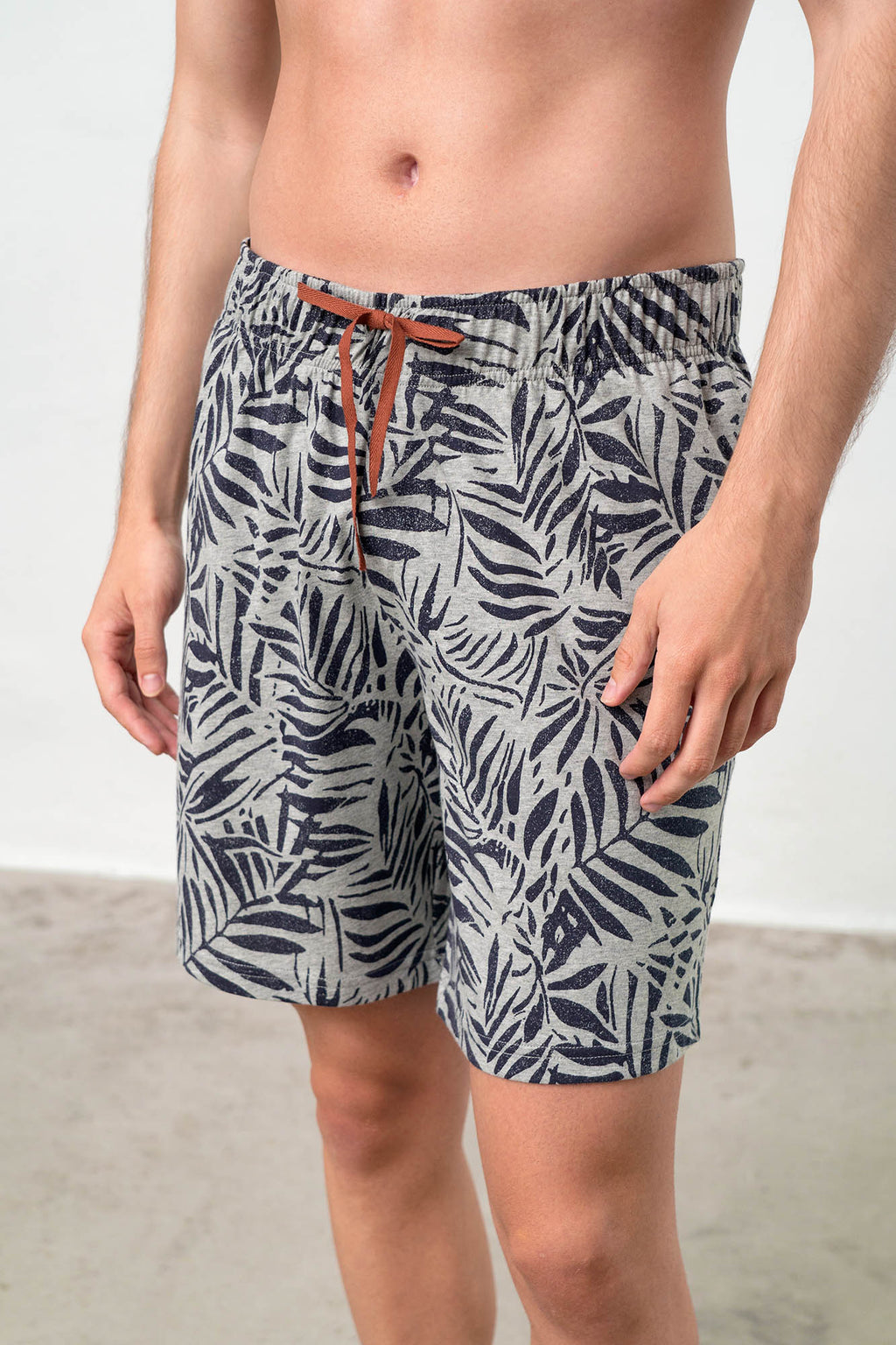 Vamp - Εμπριμέ Κοντό Παντελόνι