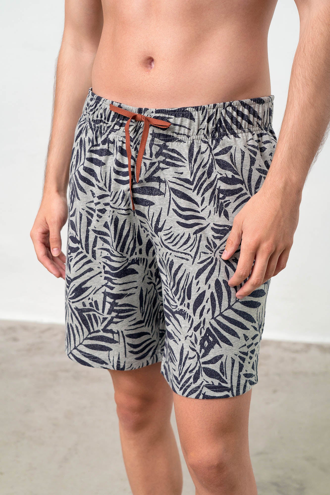 Vamp - Εμπριμέ Κοντό Παντελόνι