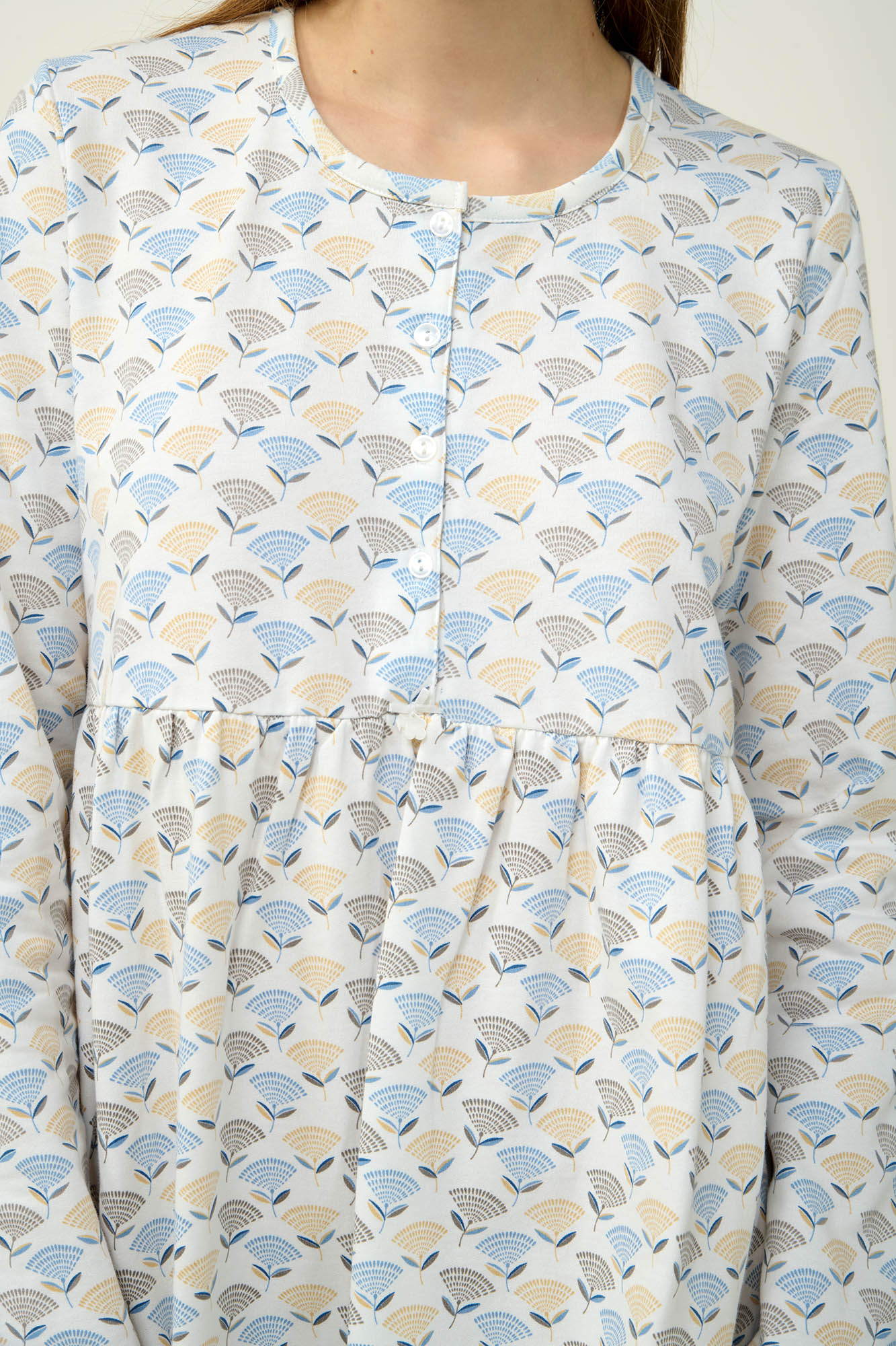 Vamp - Φλοράλ Νυχτικό Με Πατιλέτα