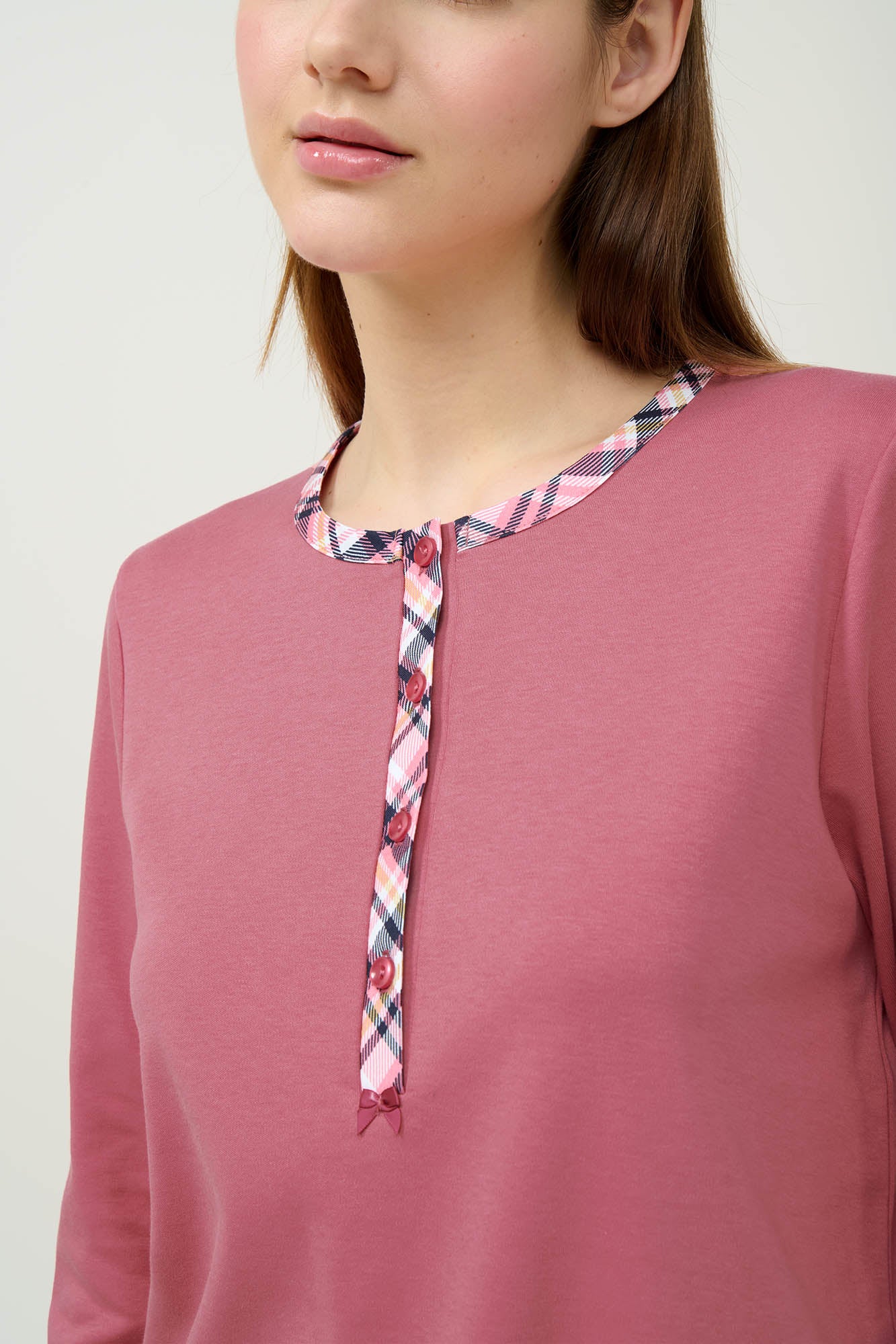 Vamp - Βαμβακερή Γυναικεία Πυτζάμα με Πατιλέτα