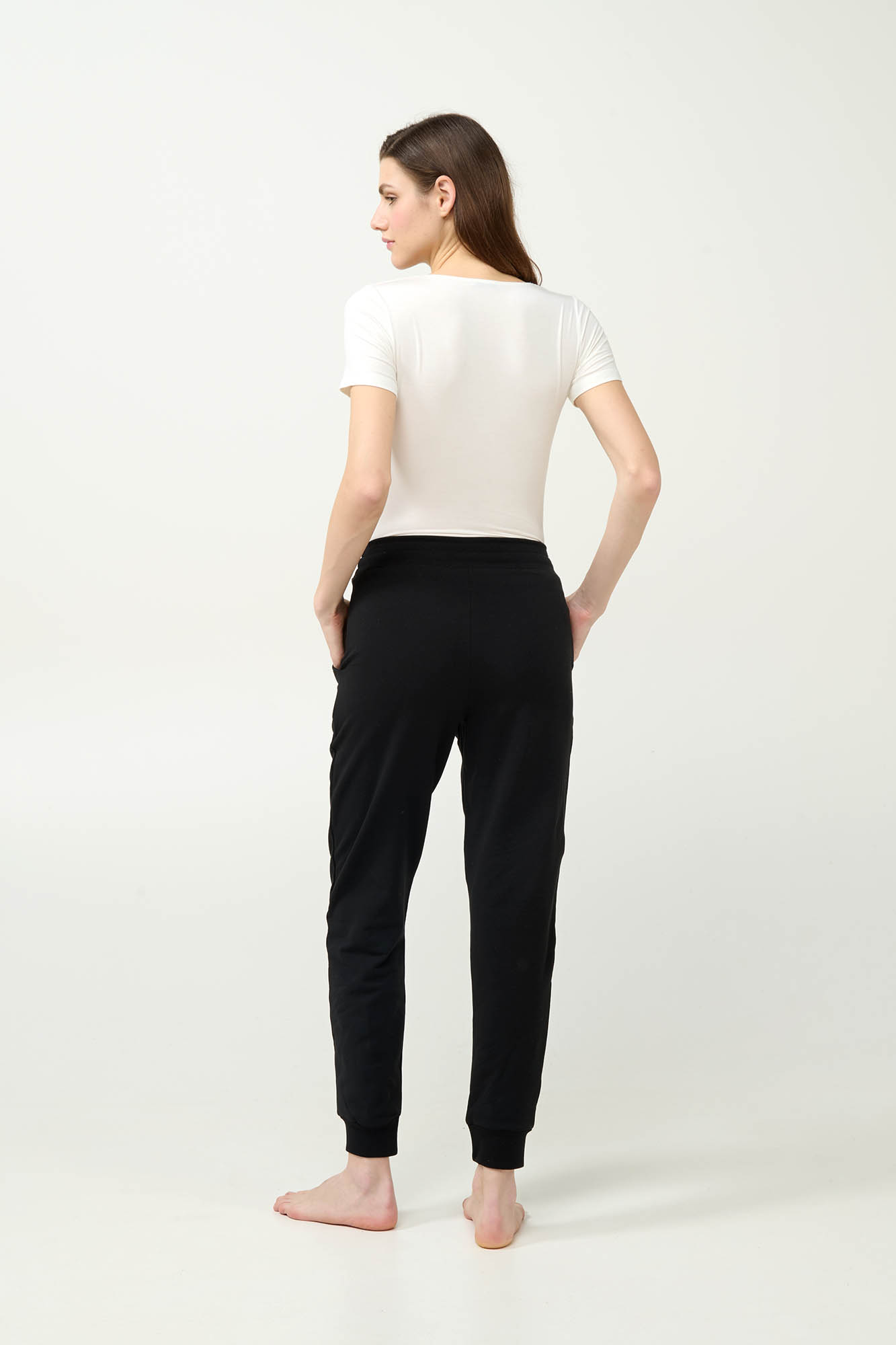 Vamp - Γυναικείο Φούτερ Παντελόνι με Μανσέτες