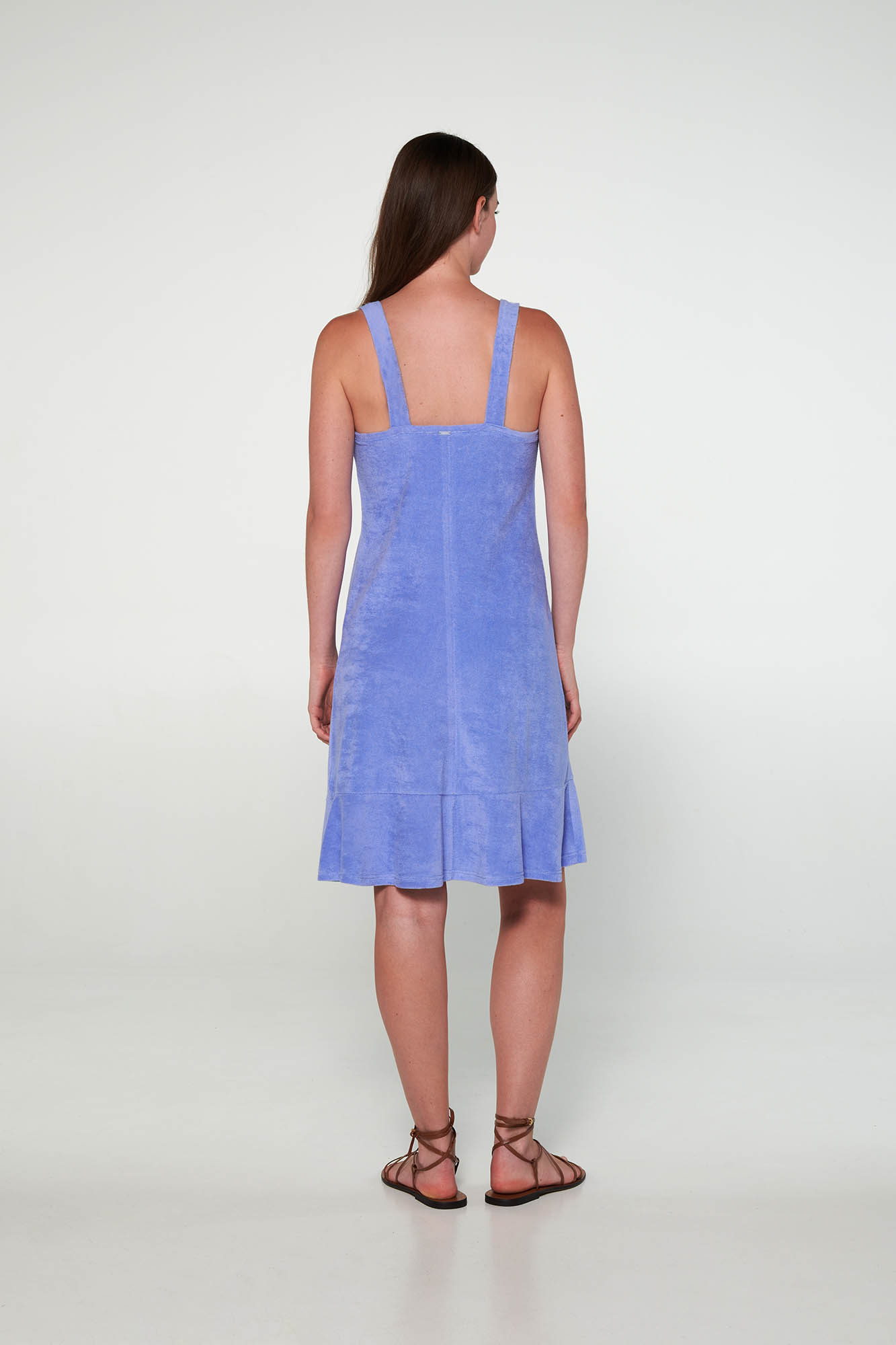 Vamp - Μονόχρωμο Frottee Φόρεμα