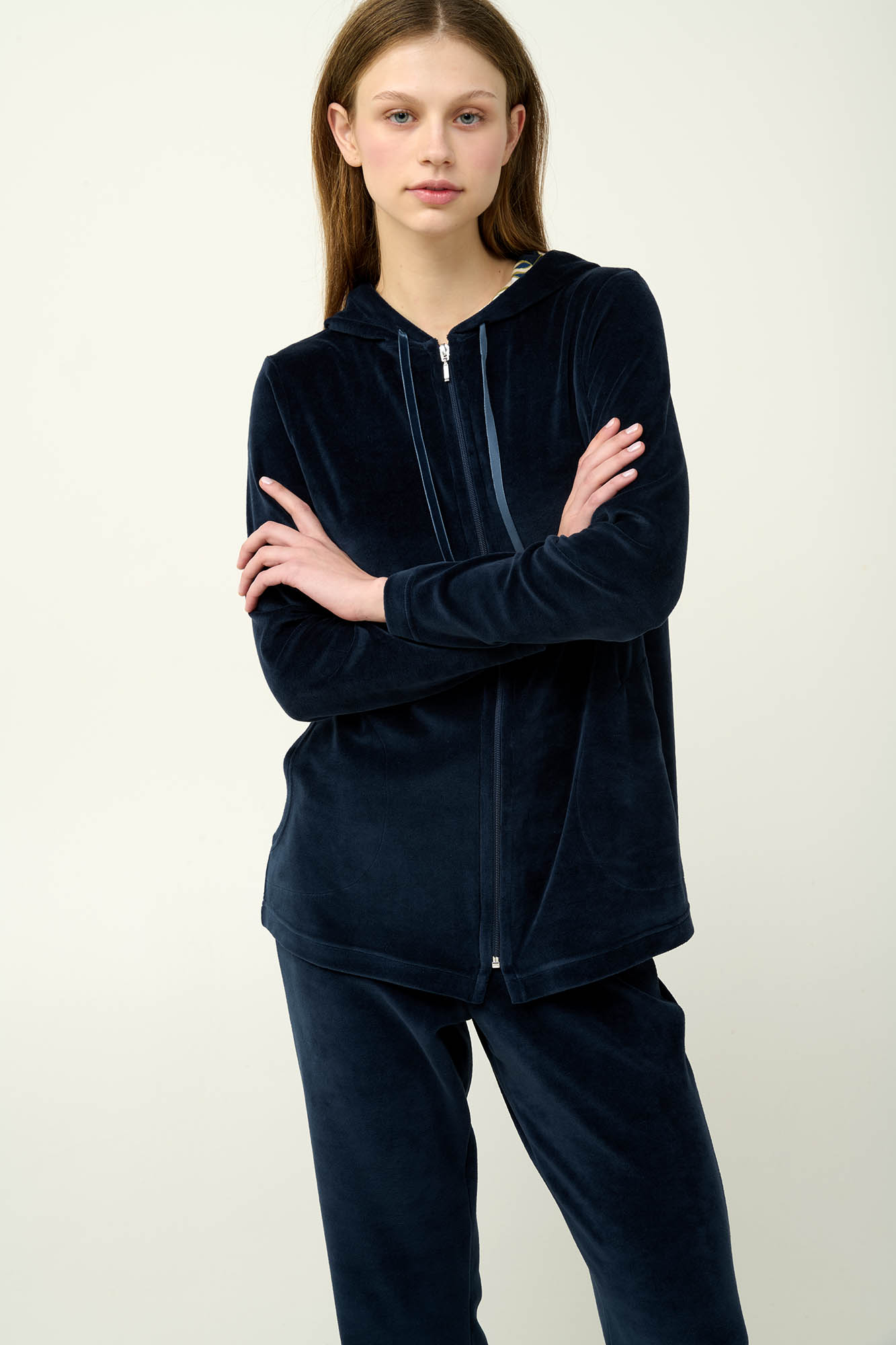 Vamp - Χειμερινό Lounge Set με Κουκούλα