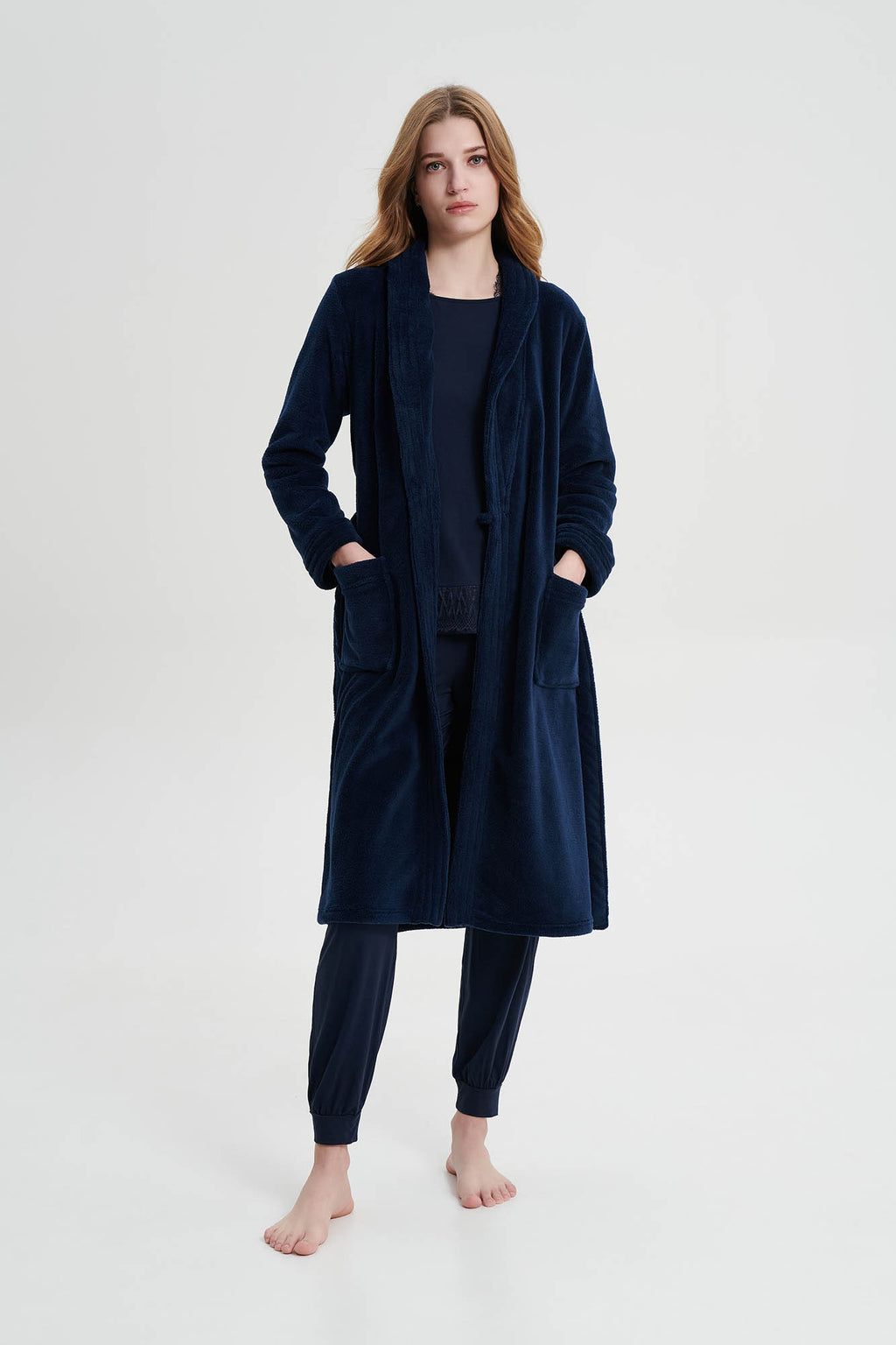 Vamp - Μονόχρωμη Σταυρωτή Ρόμπα