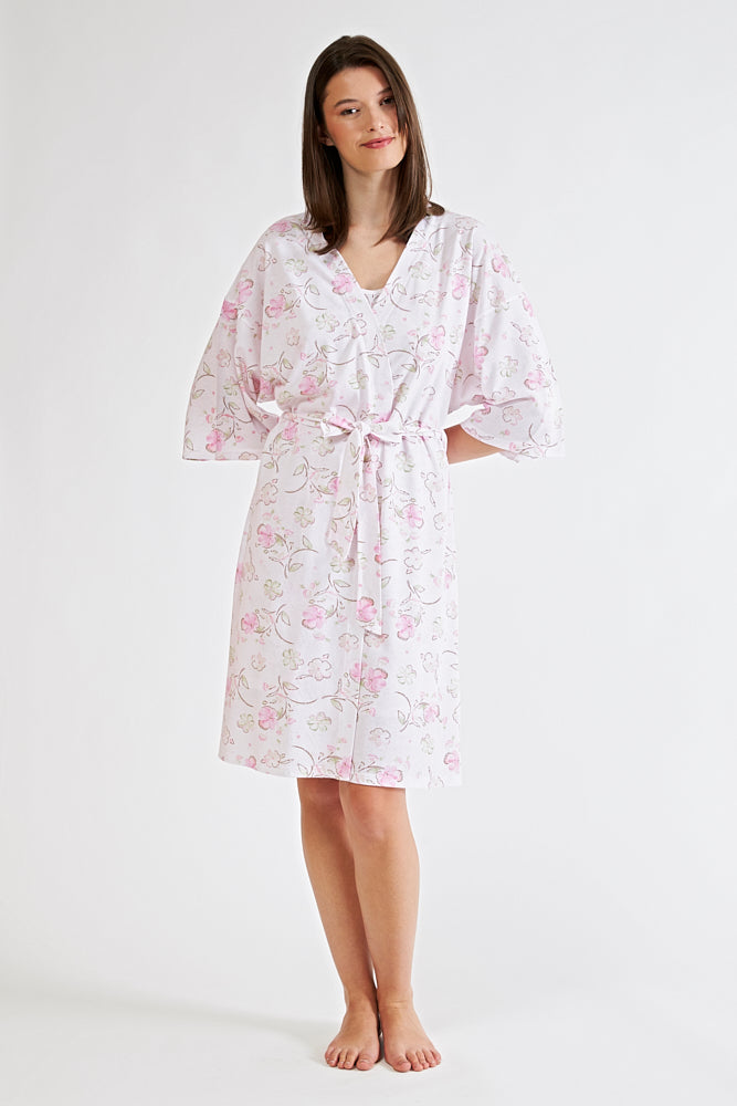 Harmony - Ρόμπα Εμπριμέ Σταυρωτή Cotton Modal