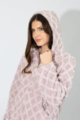 Harmony - Fleece Ζακάρ Ζακέτα Με Κουκούλα  Lilac