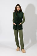 Harmony - Fleece Ζακέτα Αμάνικη  Green