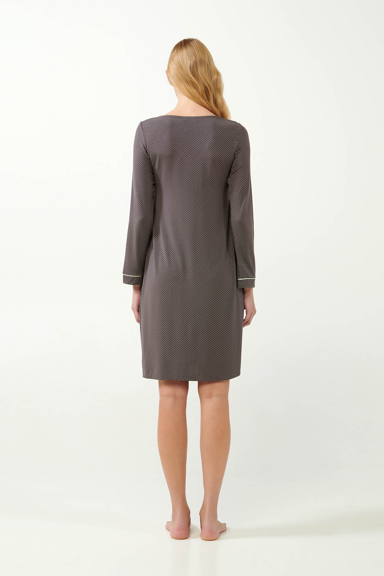 Vamp - Micromodal Πουά Νυχτικό Εγκυμοσύνης και Θηλασμού