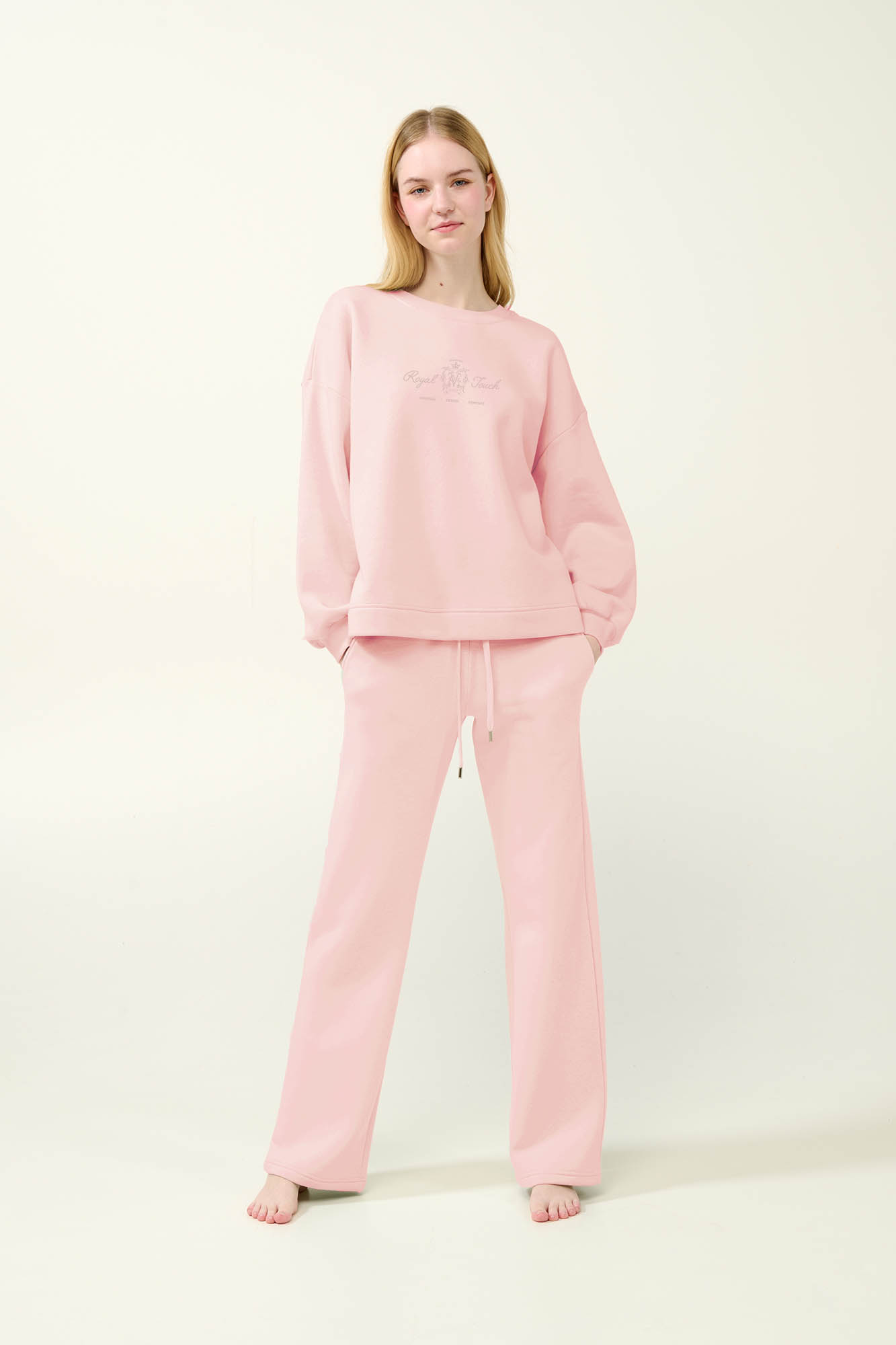 Vamp - Γυναικεία Φούτερ Φόρμα με Μανσέτες