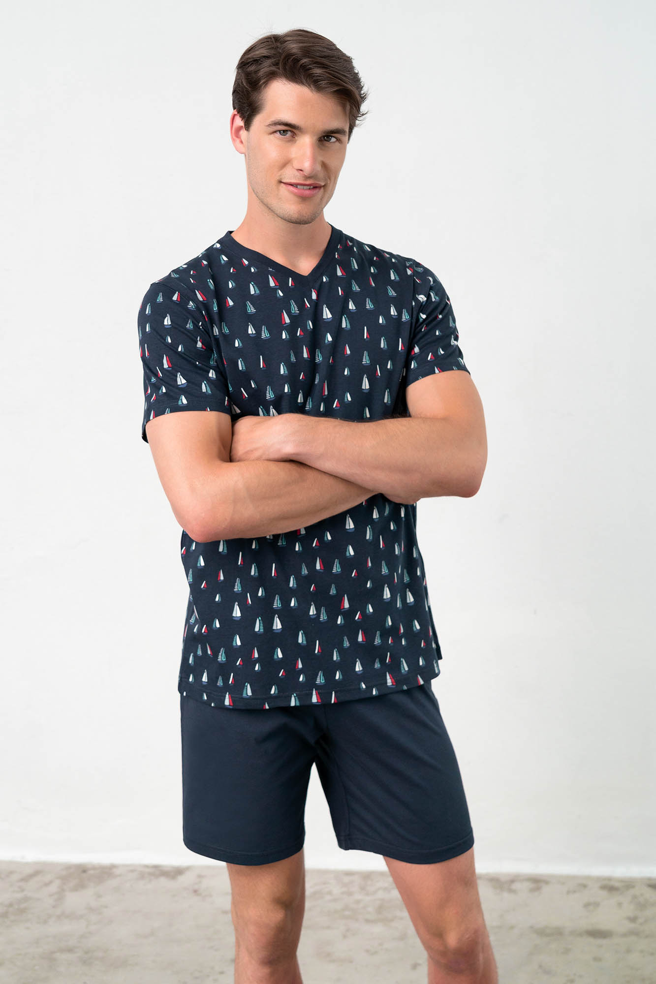 Vamp - Πυτζάμα με Κοντό Μανίκι