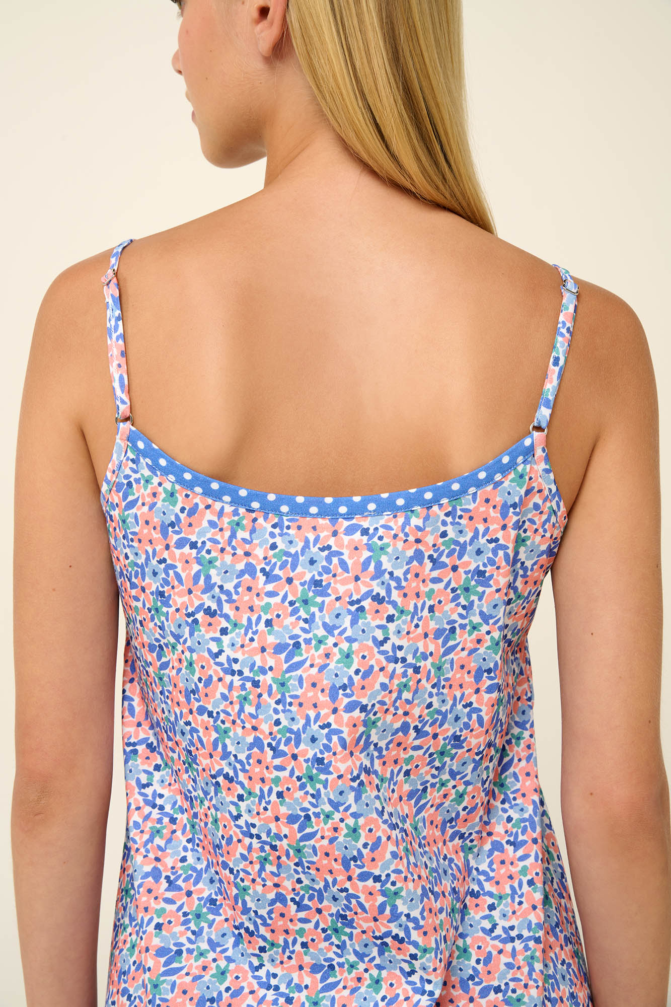 Vamp - Καλοκαιρινό Νυχτικό από Βαμβάκι με Τιράντες