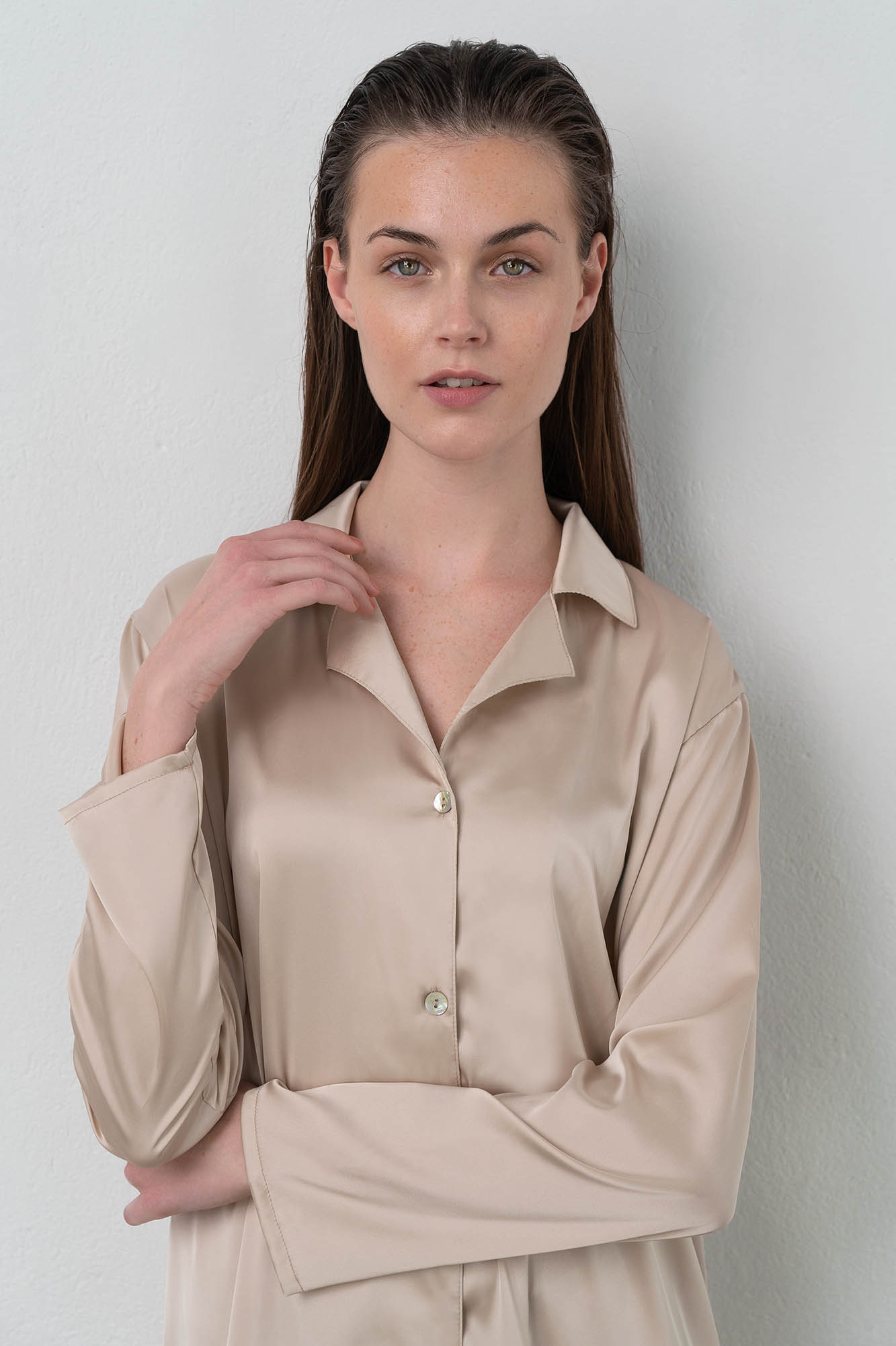 Vamp - Νυχτικό με Μακρύ Μανίκι