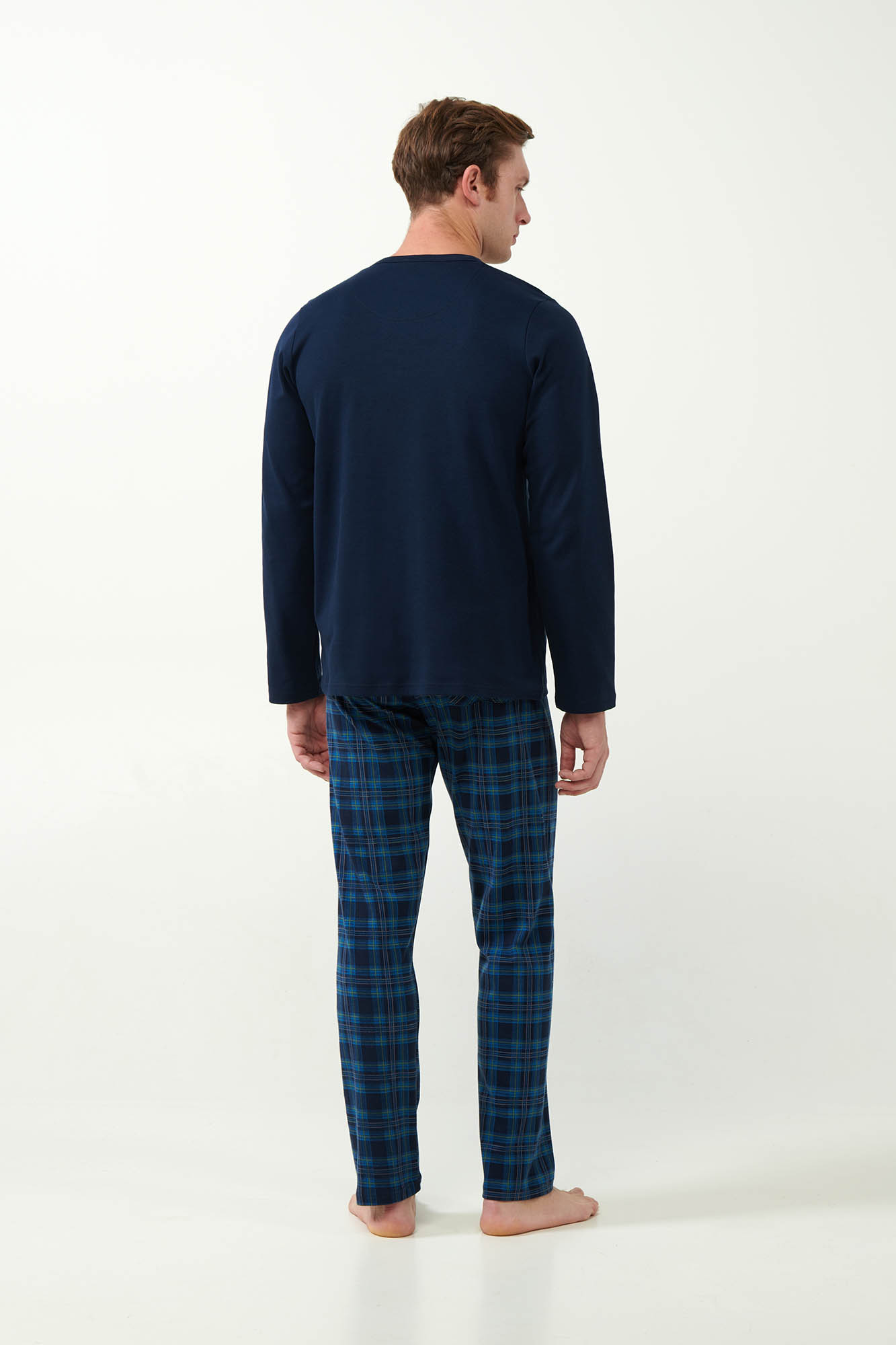 Vamp - Ταρτάν Πυτζάμα Interlock με Πατιλέτα