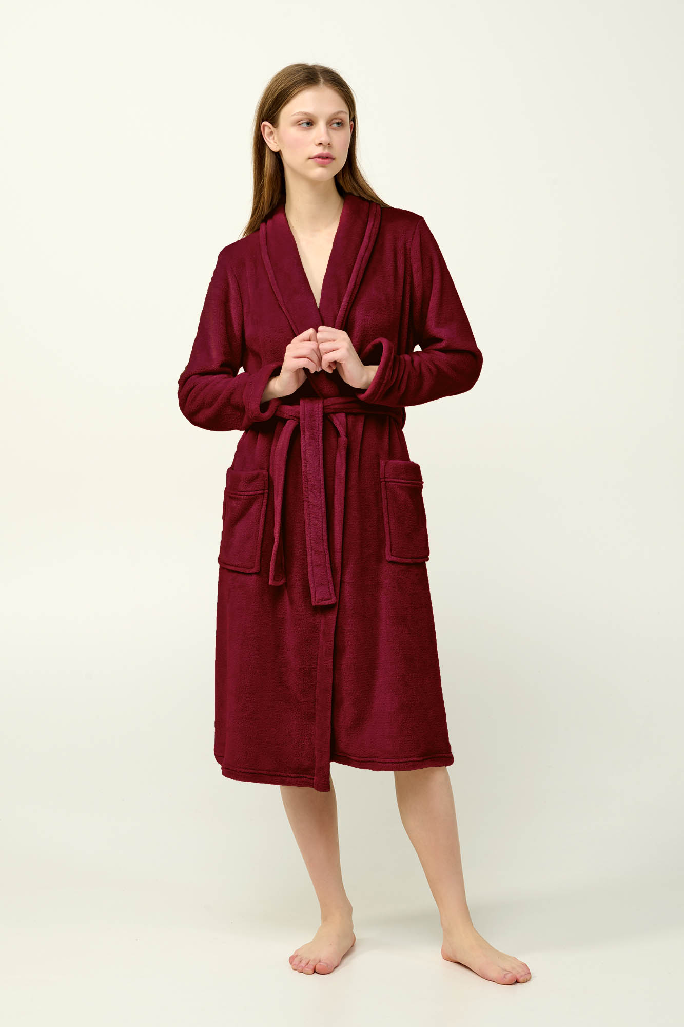 Vamp - Μακριά Γυναικεία Σταυρωτή Ρόμπα