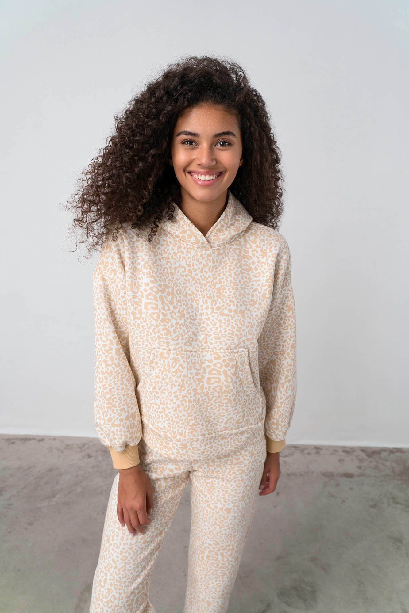 Vamp - Εμπριμέ Μπλούζα με Κουκούλα