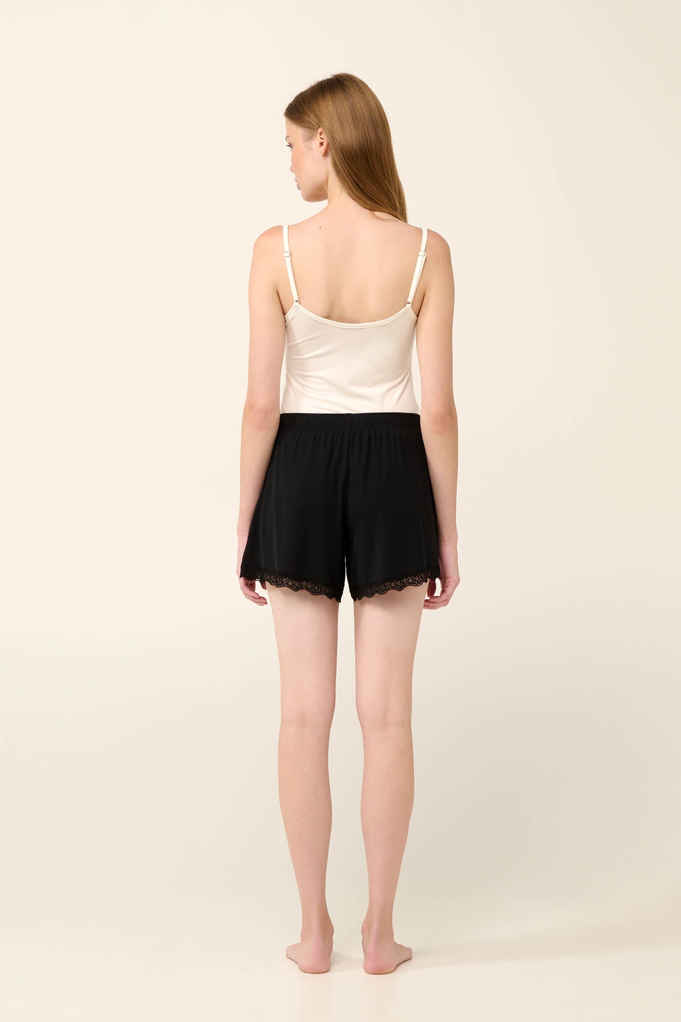 Vamp - Micromodal Cheeky Σορτσάκι με Δαντέλα