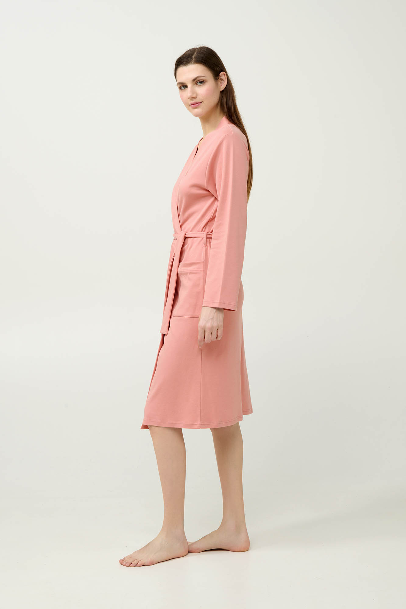 Vamp - Σταυρωτή Βαμβακερή Γυναικεία Ρόμπα