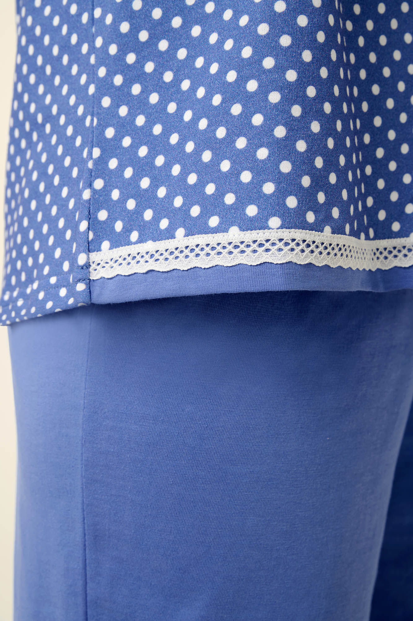 Vamp - Γυναικεία Πυτζάμα από Βαμβάκι με Πατιλέτα