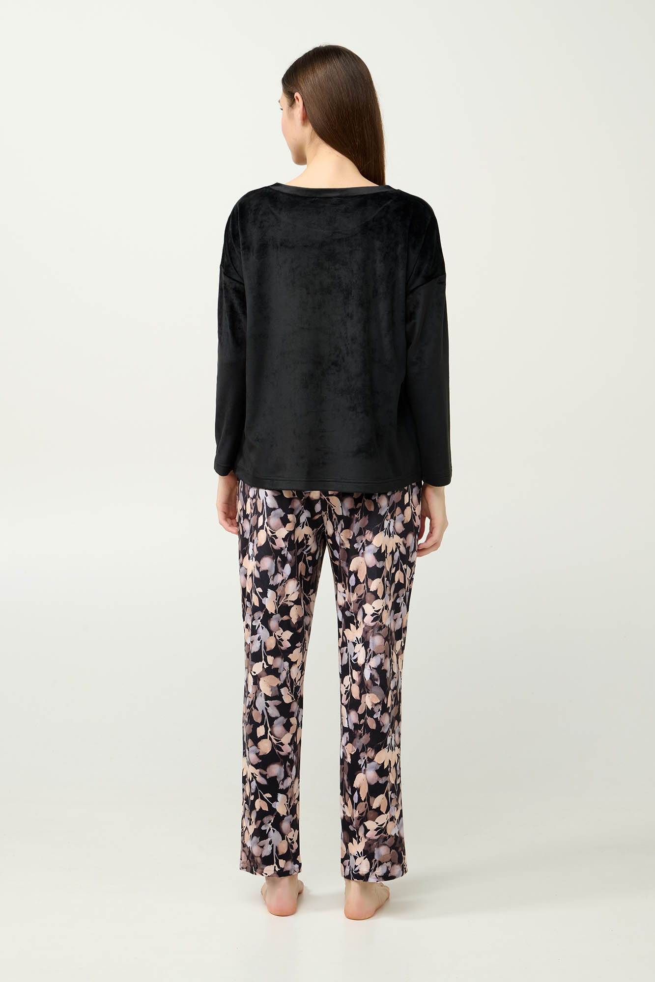 Vamp - Γυναικείο Velvet Σετ Σπιτιού