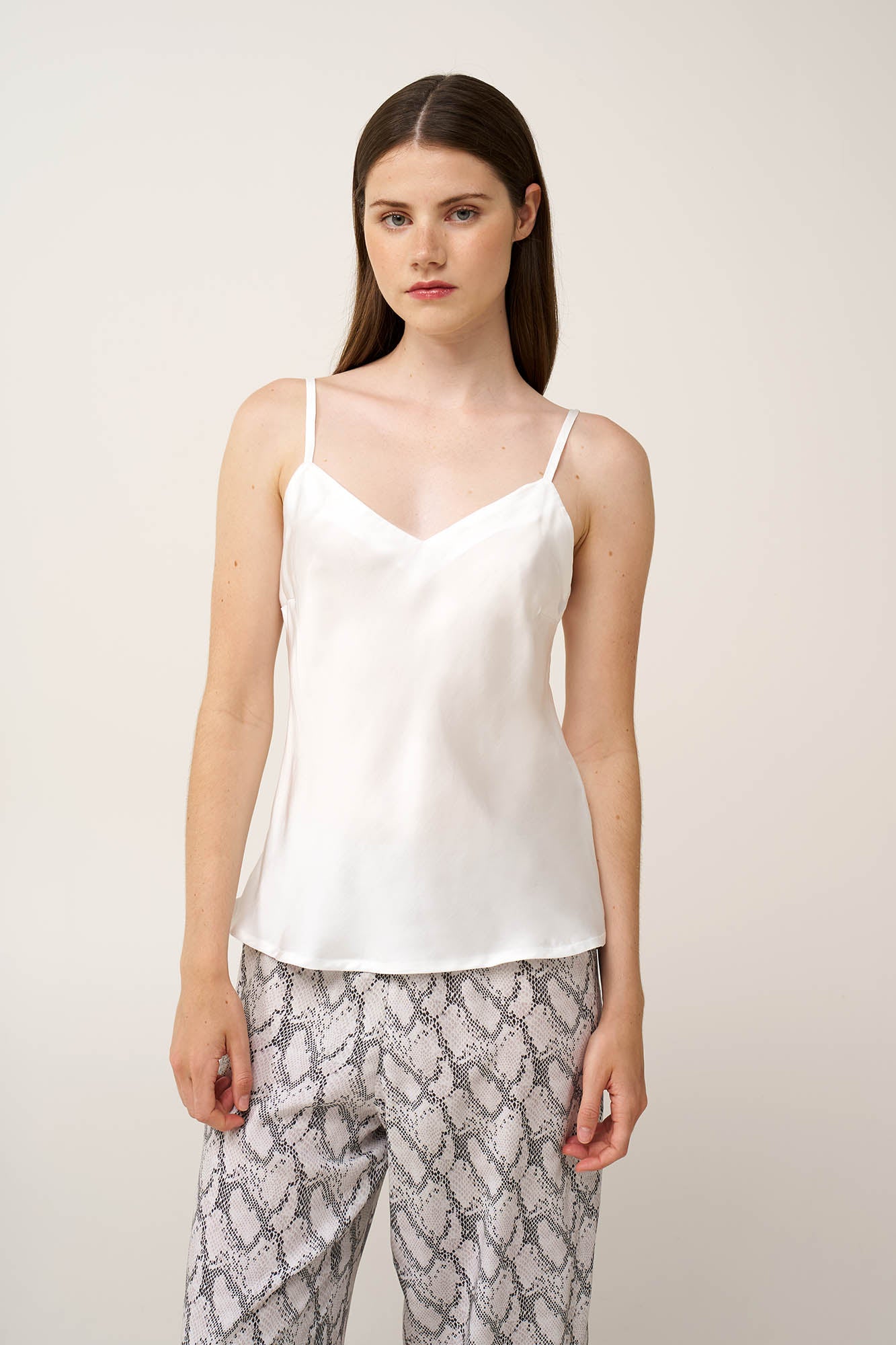 Vamp - Γυναικεία Πυτζάμα με Σατέν Τοπ