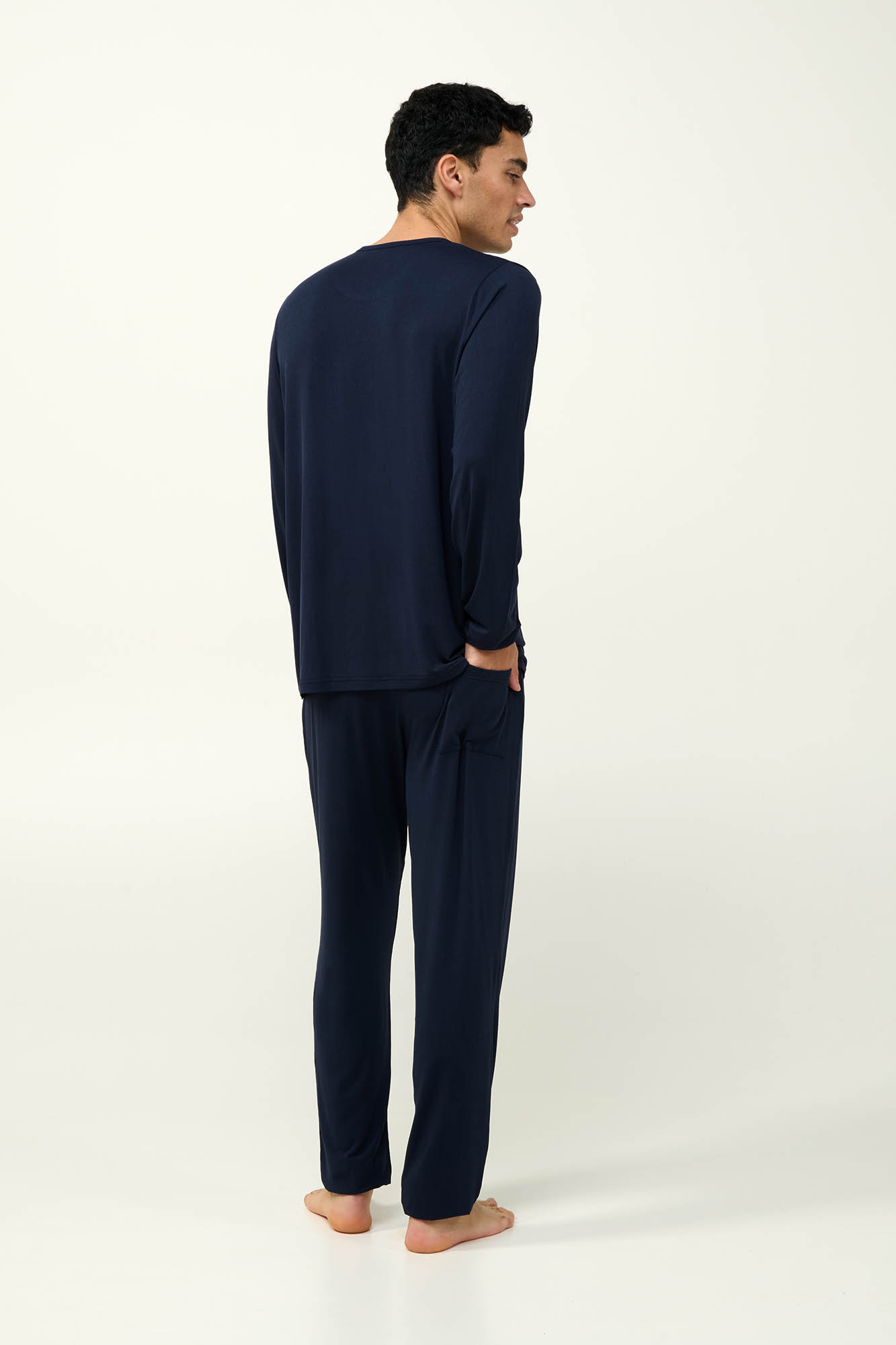 Vamp - Ανδρική Πυτζάμα Micromodal με Μανσέτες