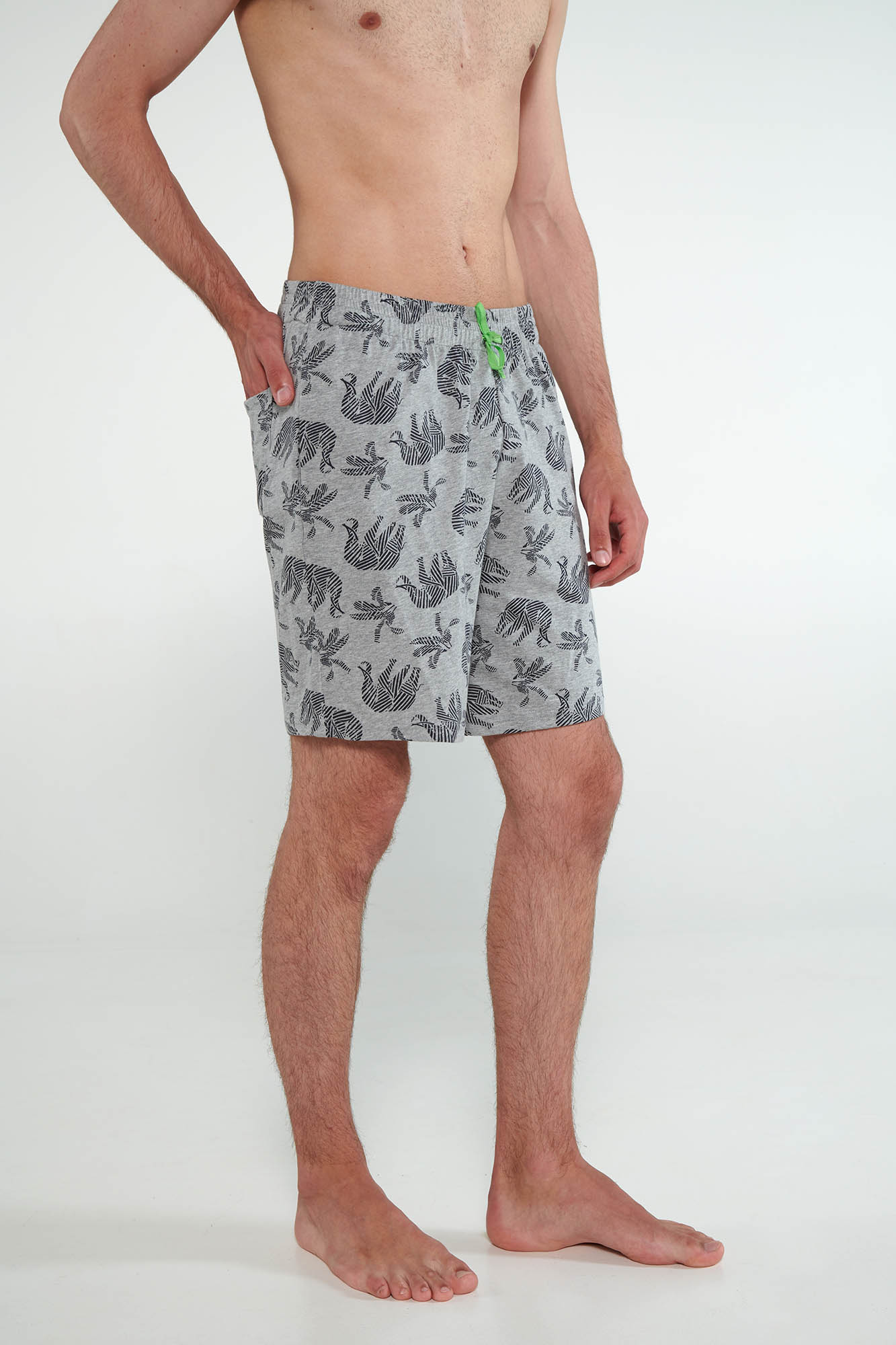 Vamp - Εμπριμέ Κοντό Παντελόνι