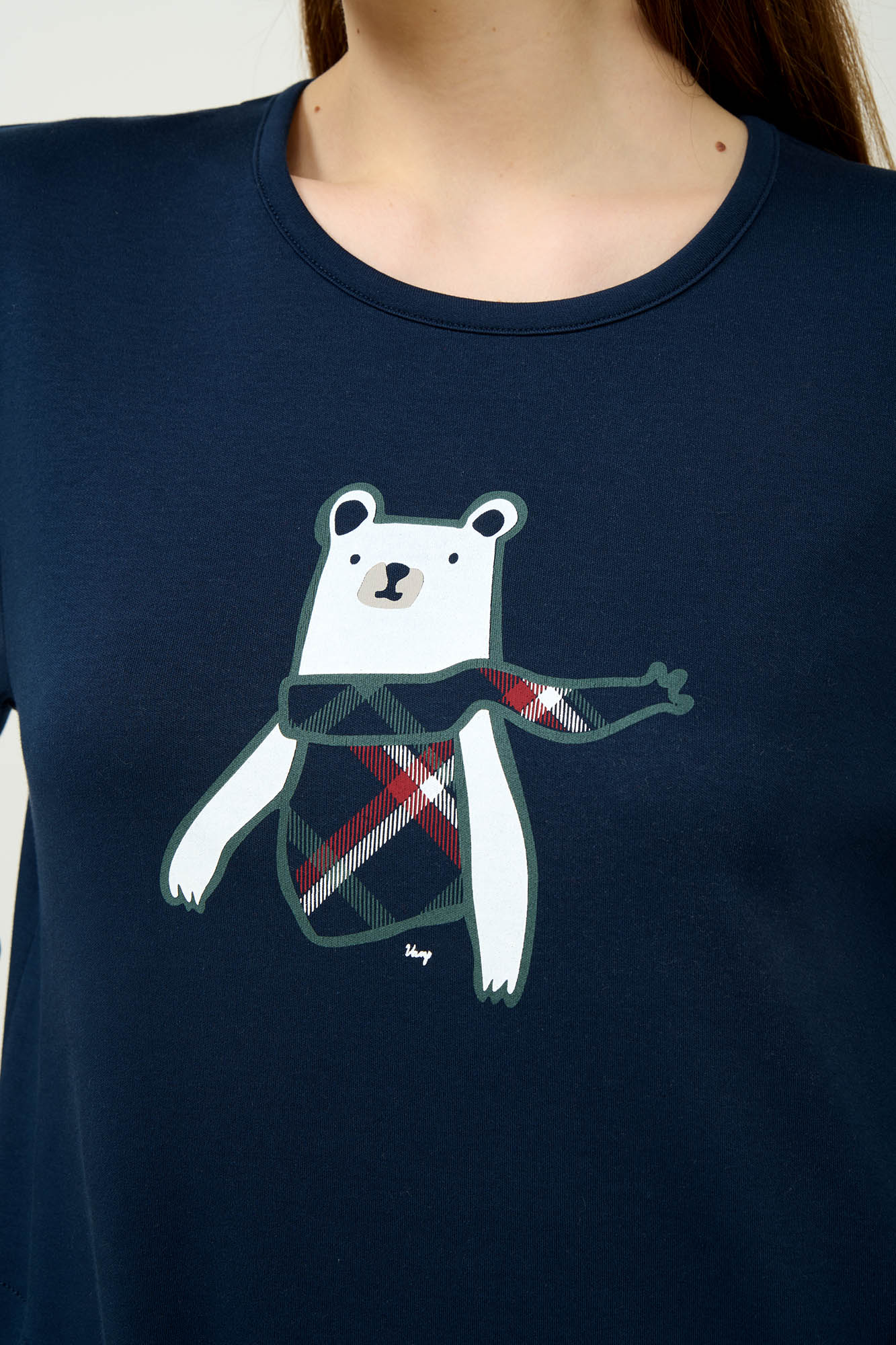 Vamp - Βαμβακερό Νυχτικό με Τσέπες