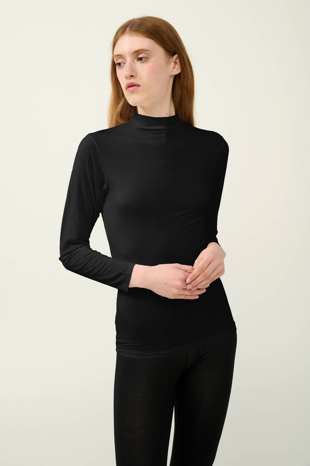 Vamp - Γυναικείο Φανελάκι με Ψηλή Λαιμόκοψη