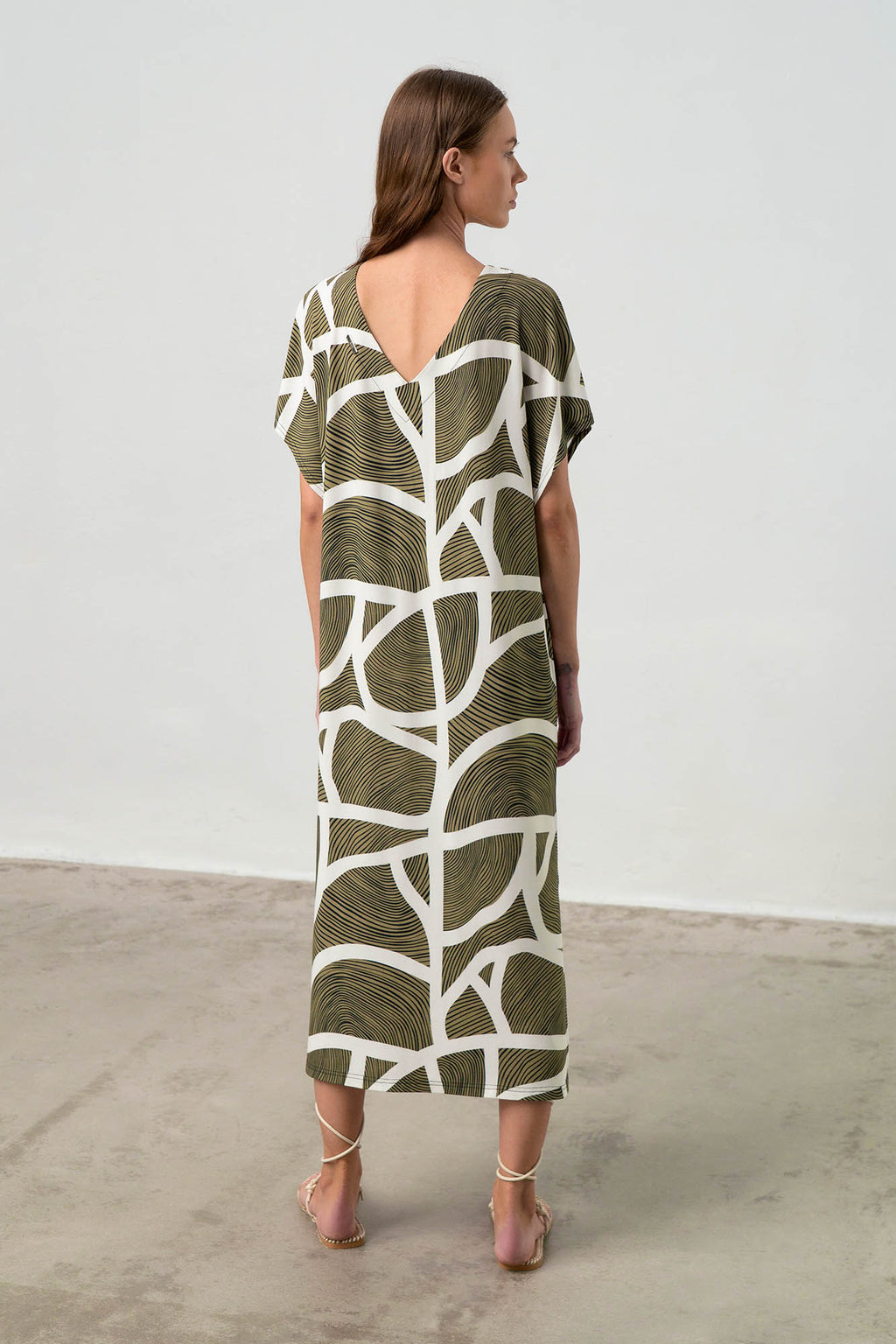 Vamp - Μακρύ Εμπριμέ Φόρεμα