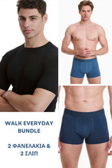 WALK Everyday Bundle: 2 Φανελάκια & 2 Σλιπ